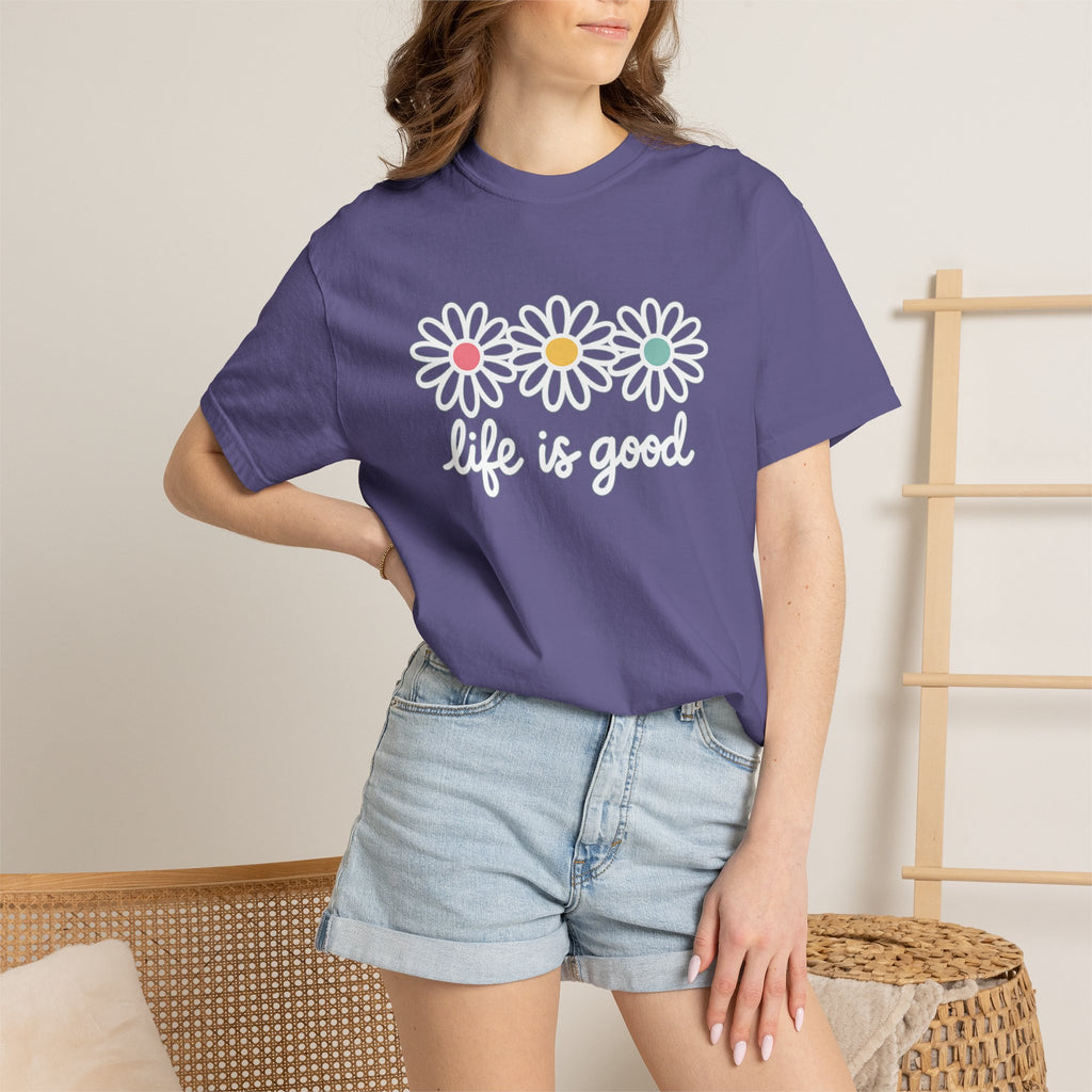 Life Is Good Daisy Graphic T-Shirt