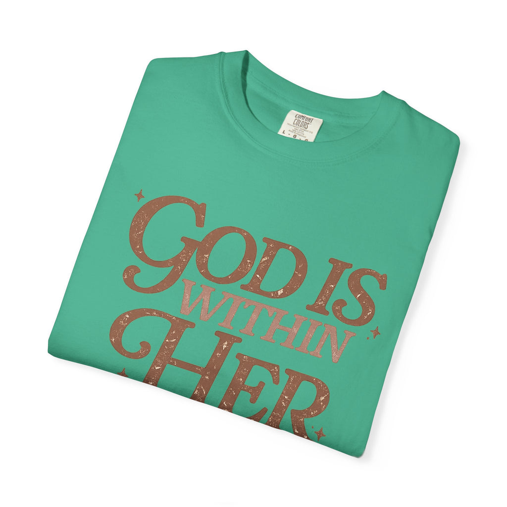 God Is Within Her Psalm 46:5 T-Shirt