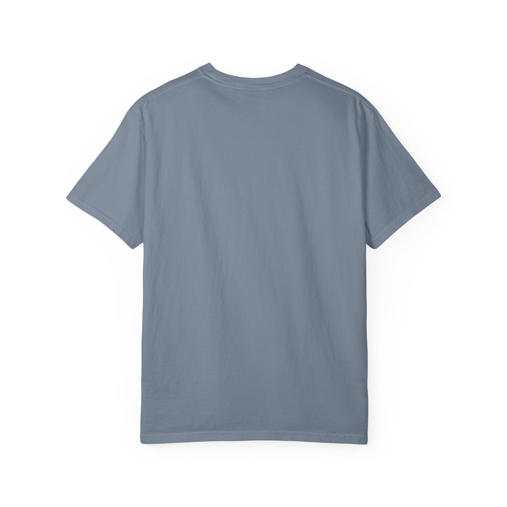 Rooted in Comfort T-Shirt — Cozy Script Graphic Tee with Leaf Accent