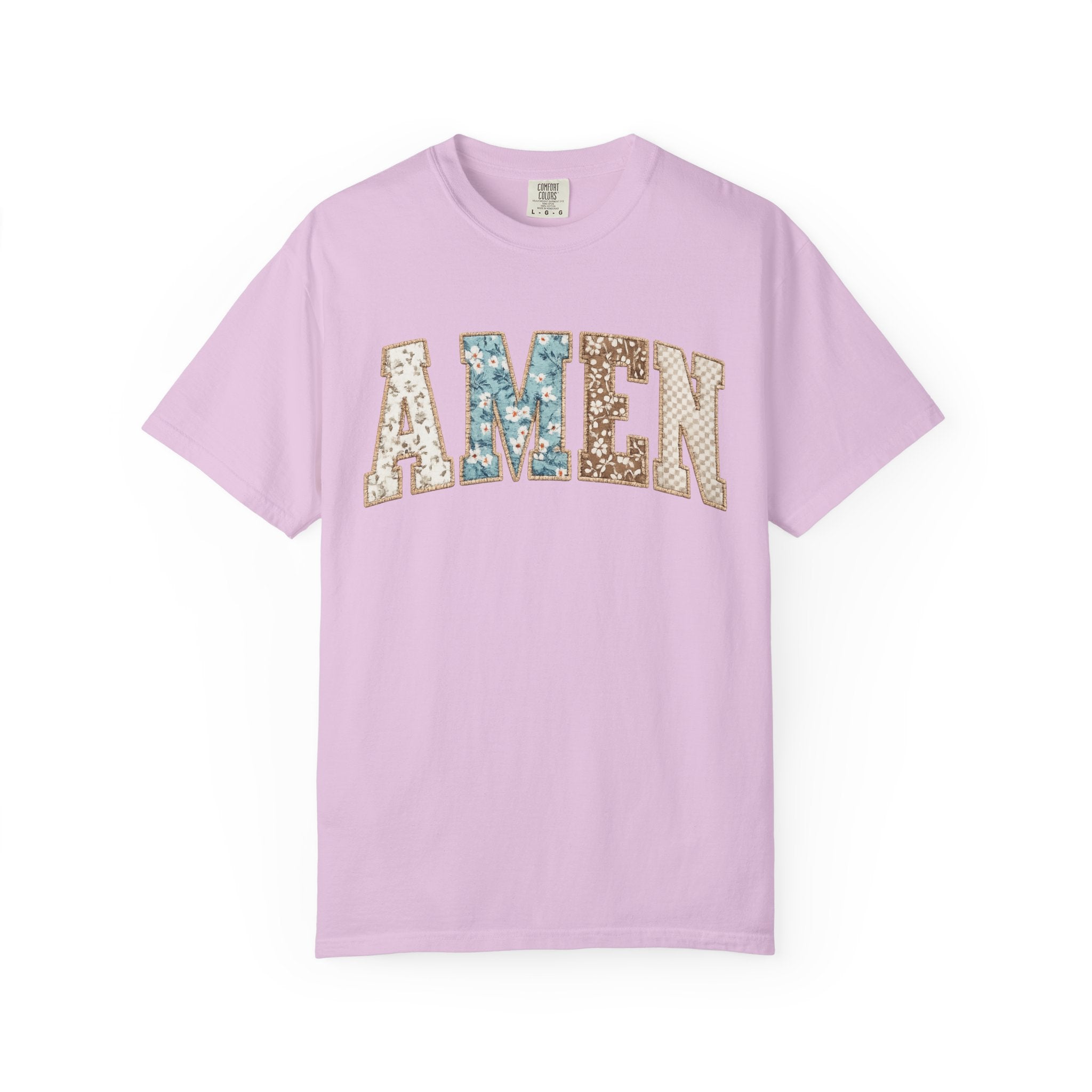 Amen Floral Patch T-Shirt