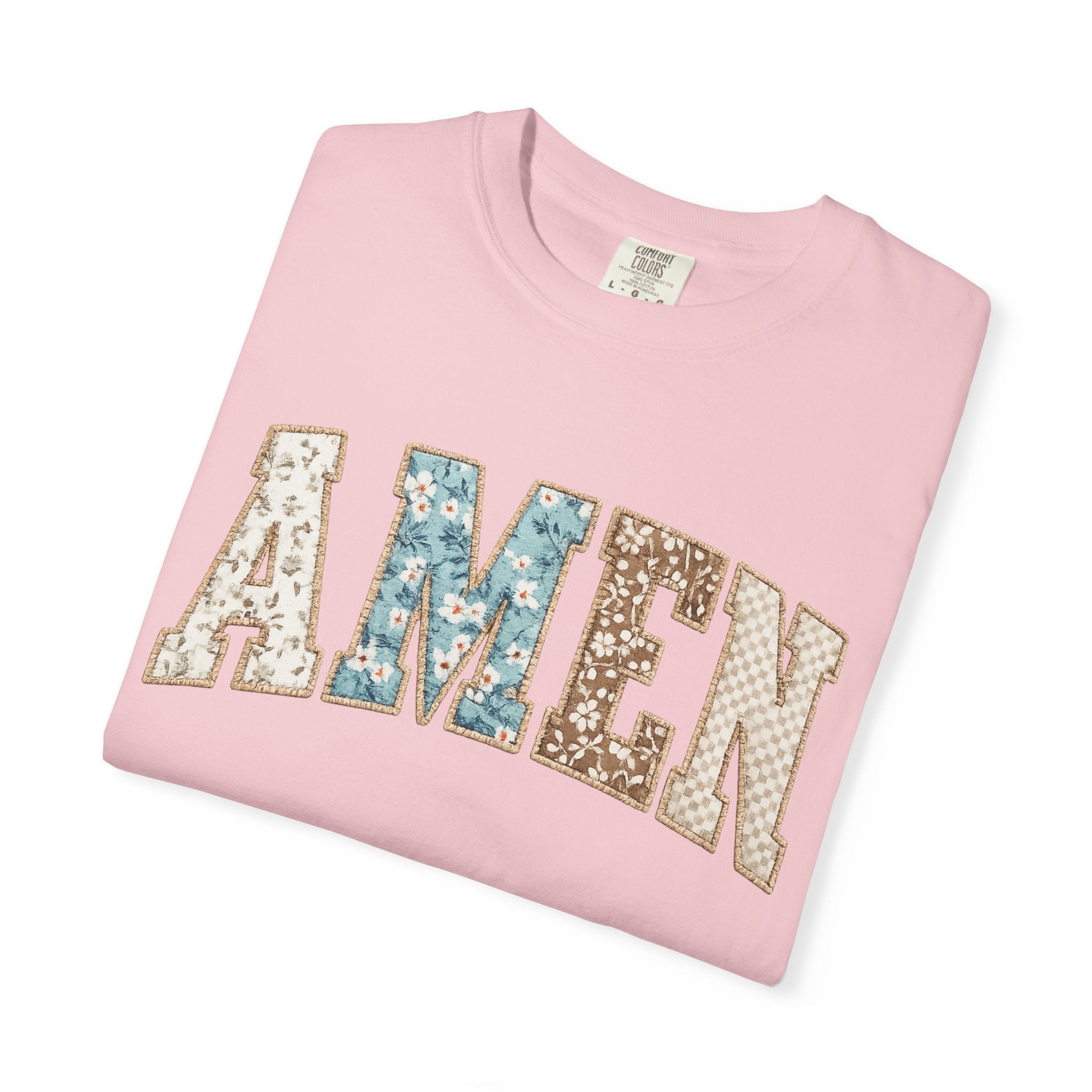 Amen Floral Patch T-Shirt