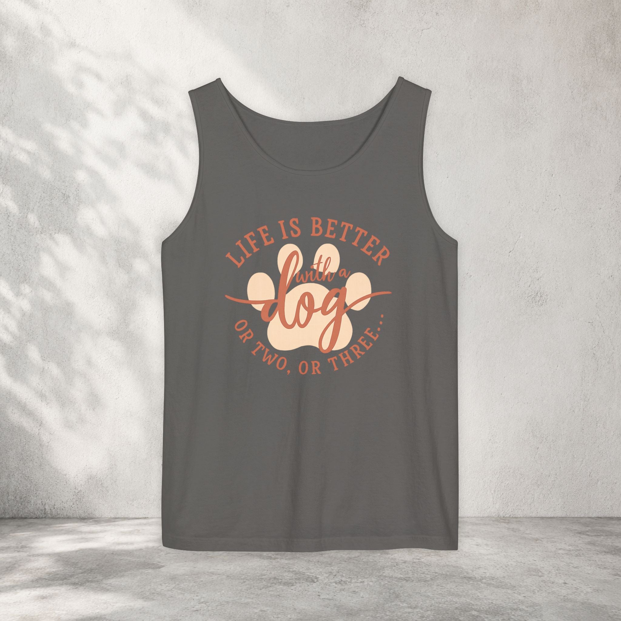 Life Is Better With a Dog Or Two, Or Three Tank Top