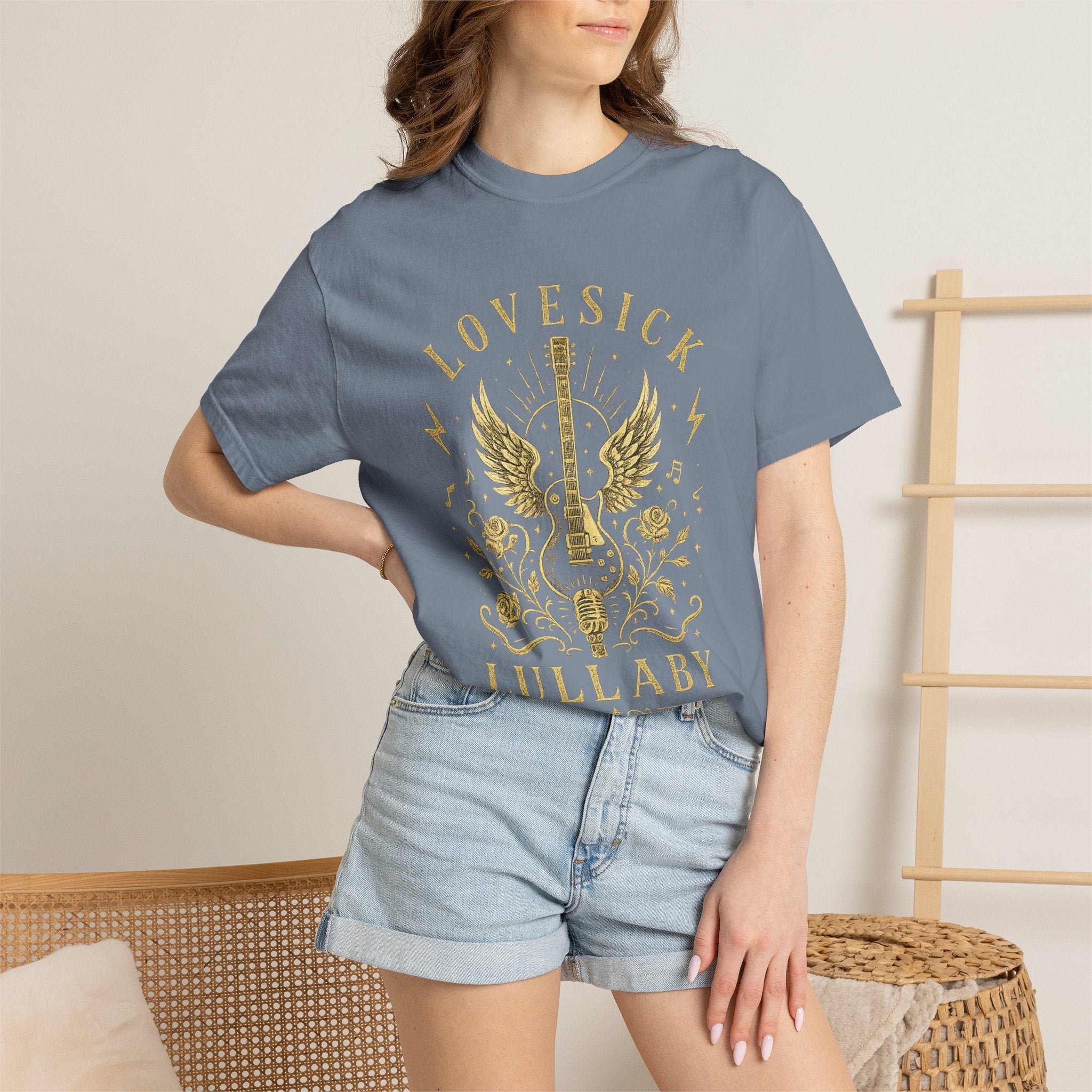 Lovesick Lullaby Guitar T Shirt