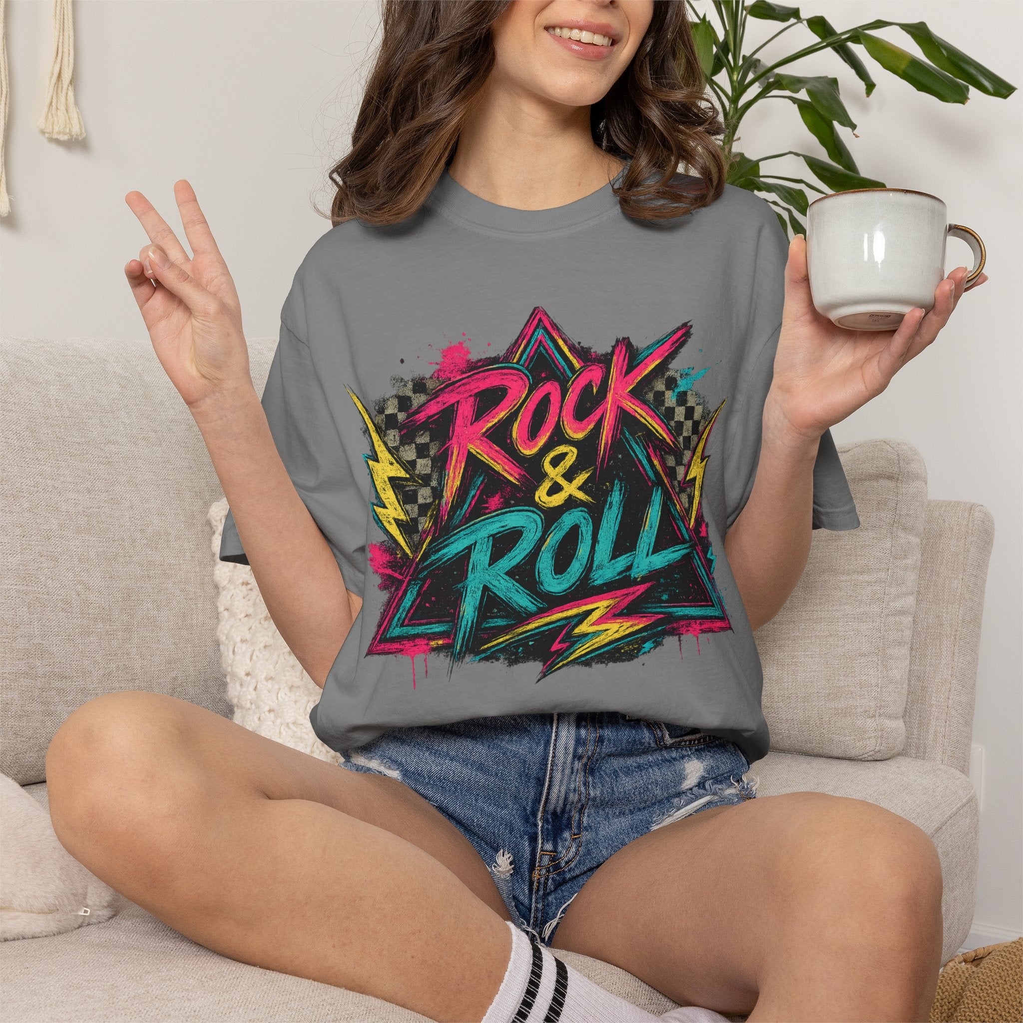 Rock & Roll Graphic T-Shirt