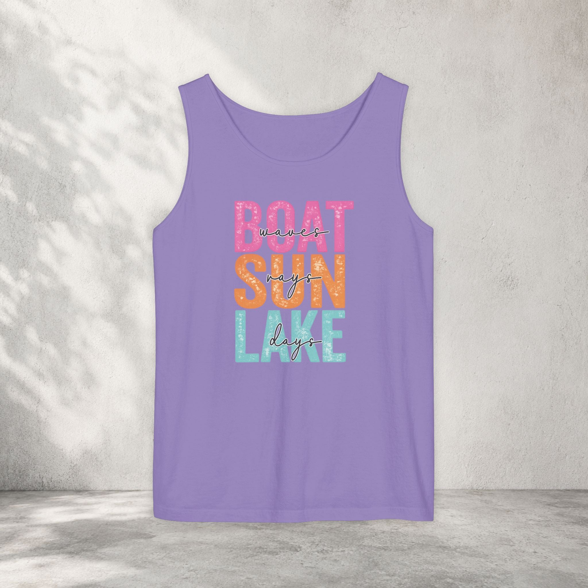Boat Sun Lake Tank Top