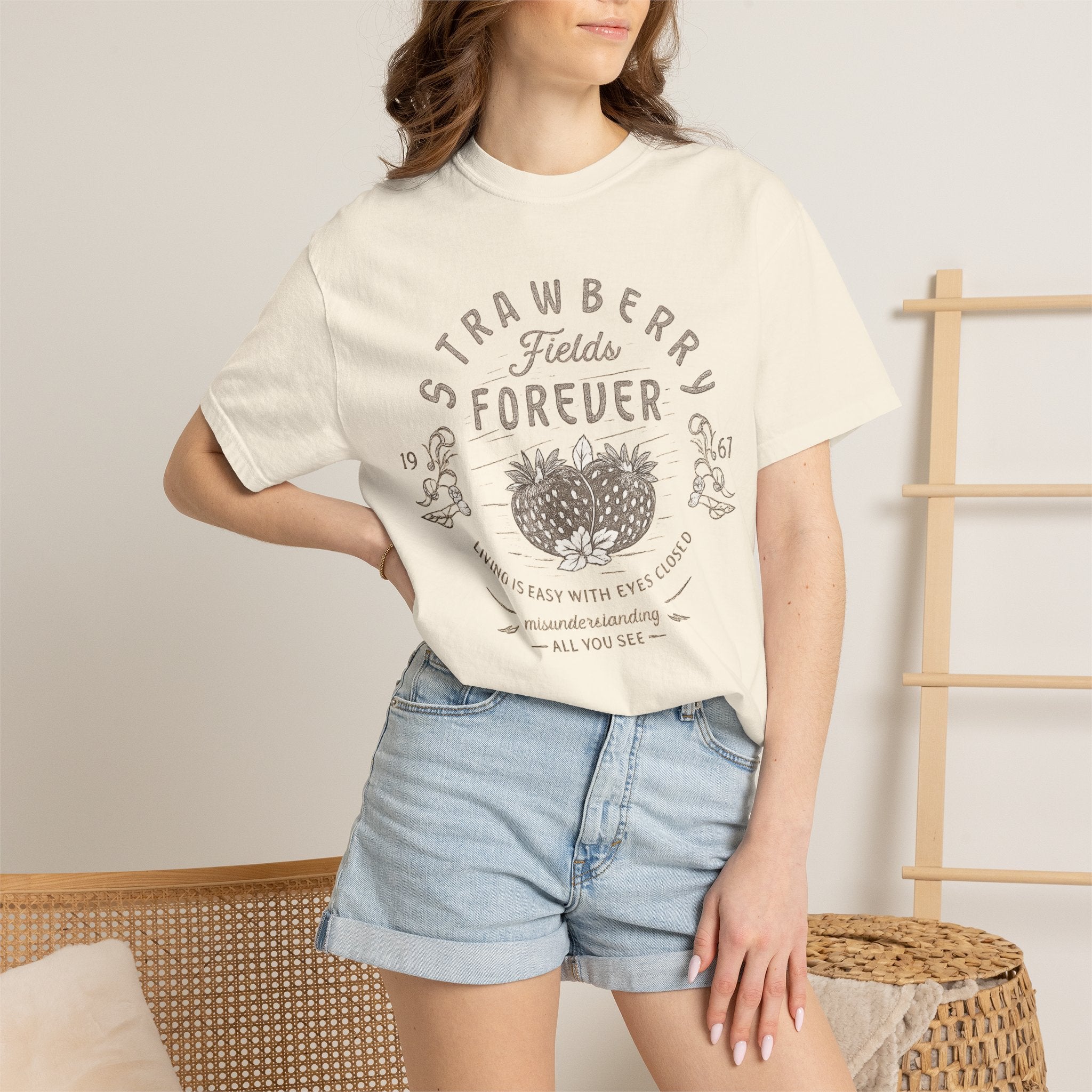 Strawberry Fields Forever Graphic T-Shirt