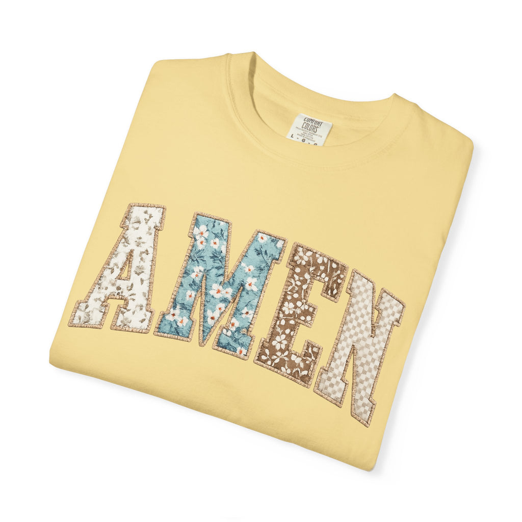 Amen Floral Patch T-Shirt