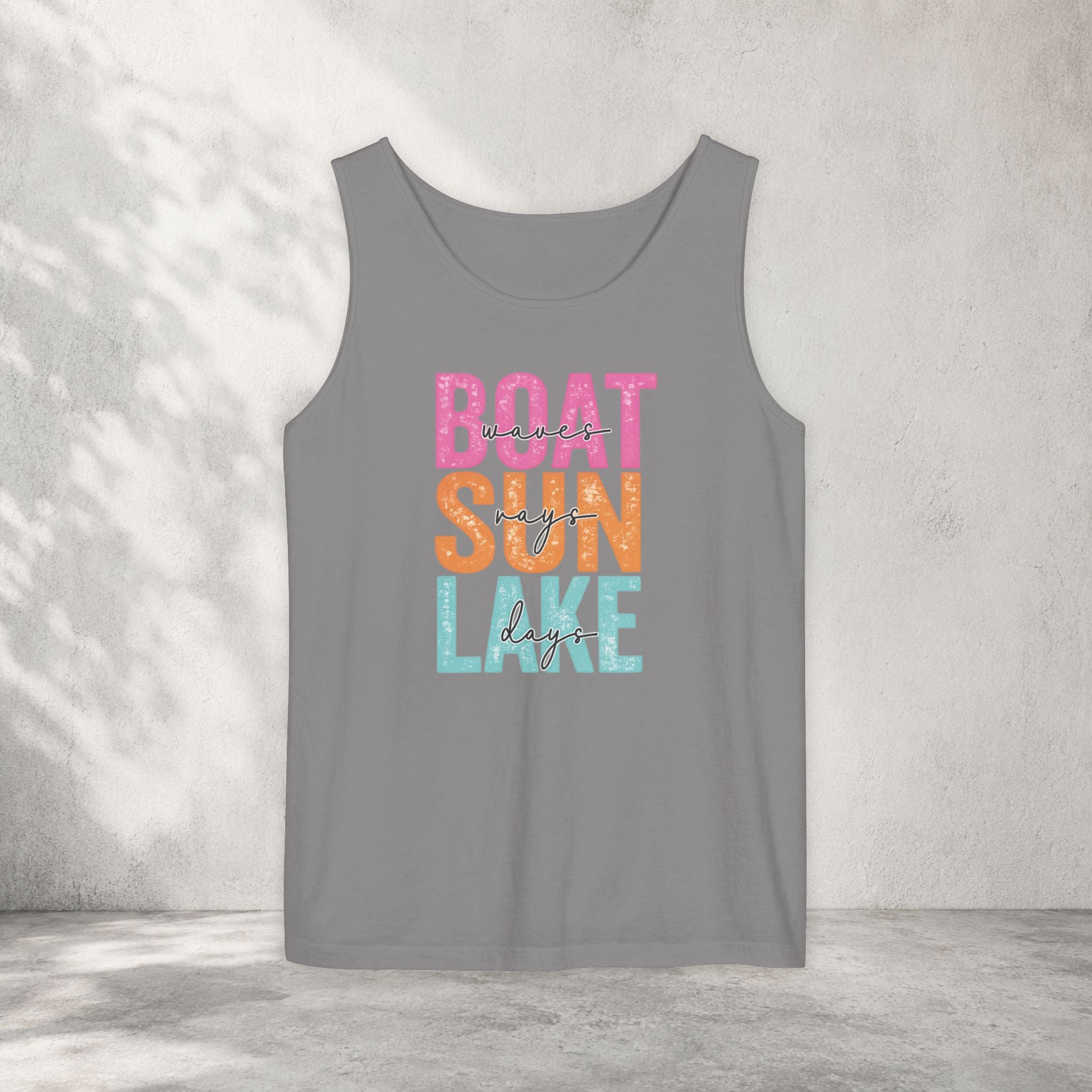 Boat Sun Lake Tank Top