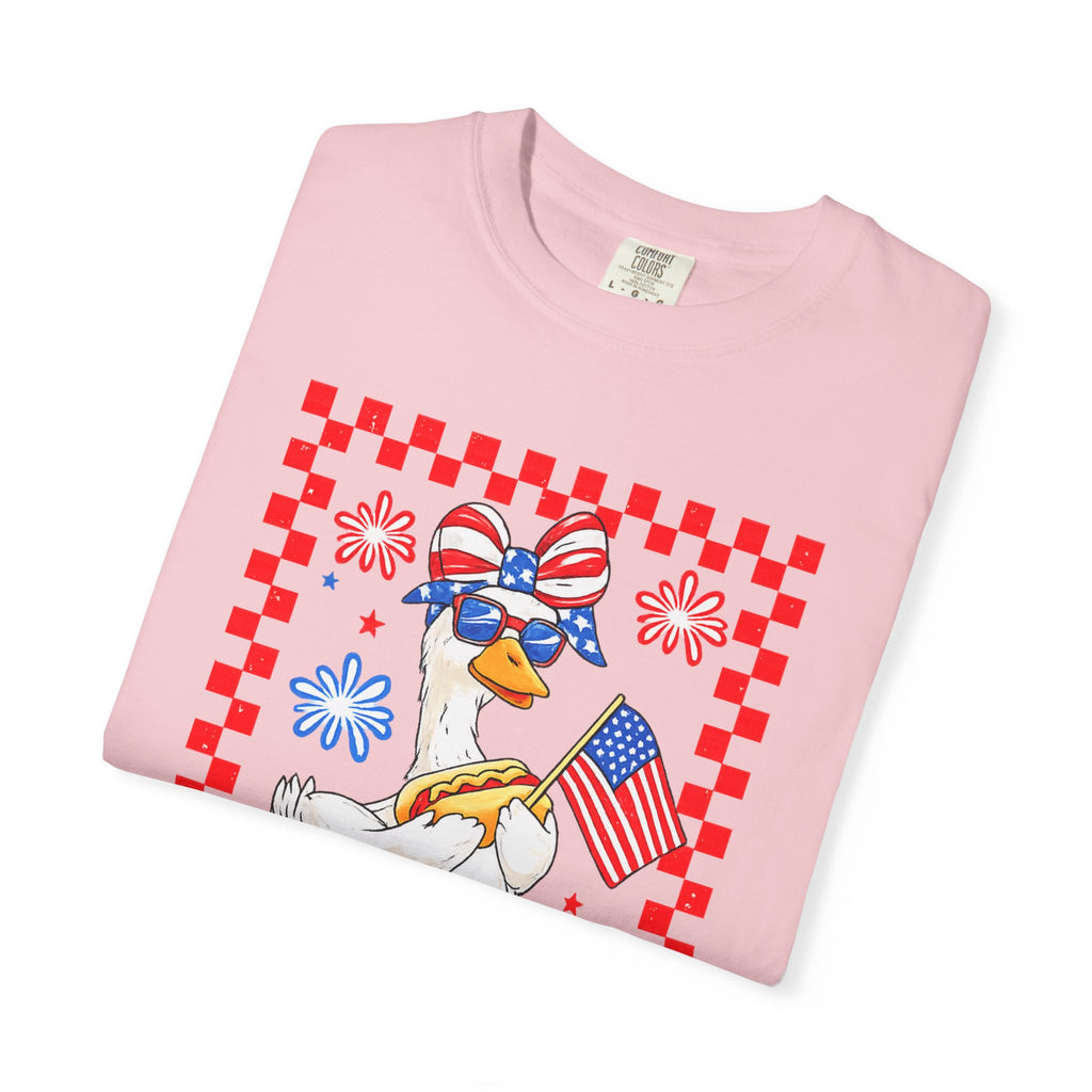 Patriotic Goose Graphic T-Shirt