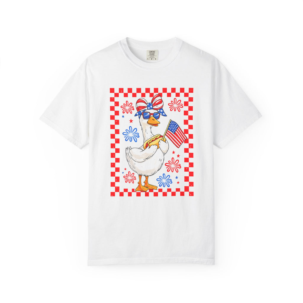 Patriotic Goose Graphic T-Shirt