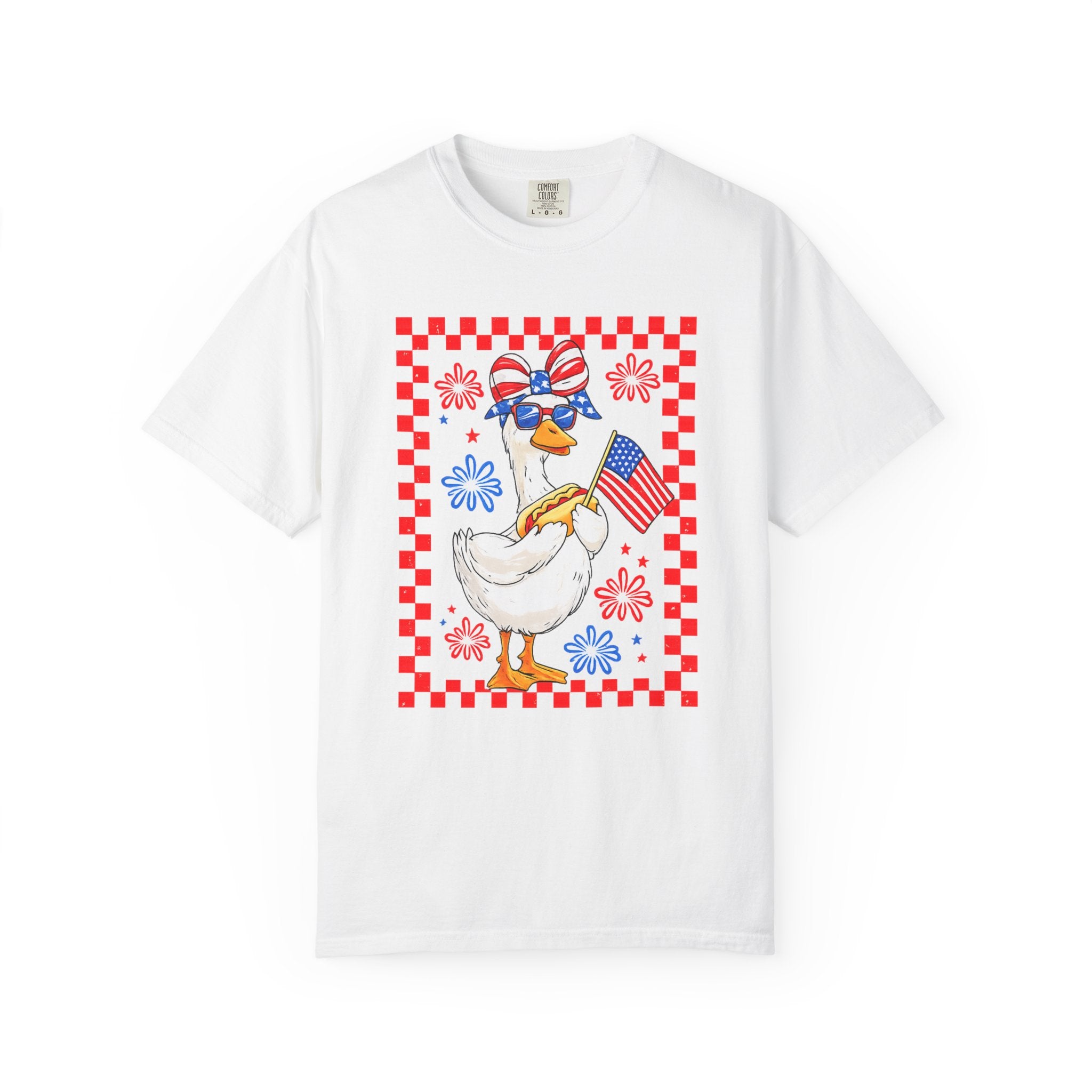 Patriotic Goose Graphic T-Shirt