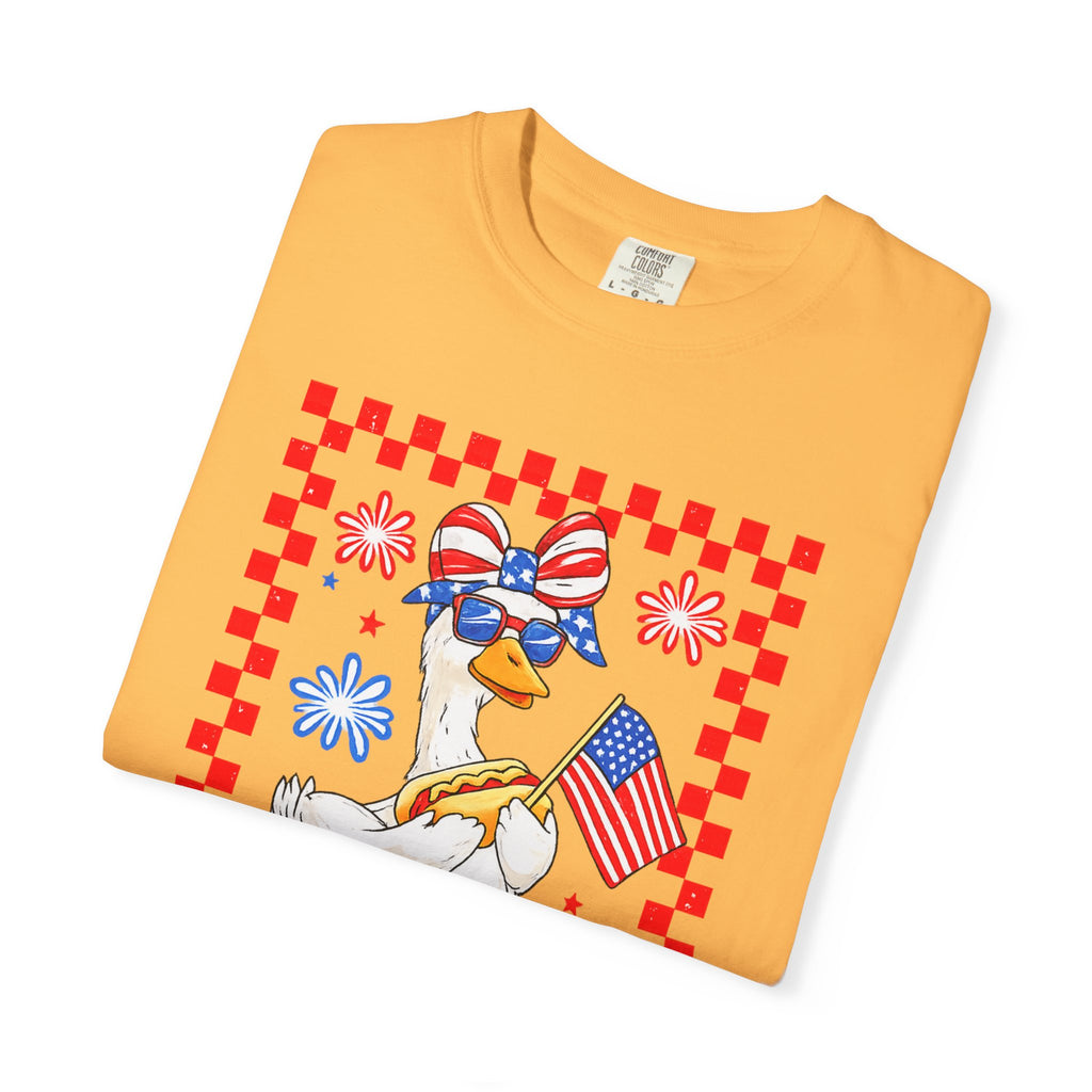 Patriotic Goose Graphic T-Shirt