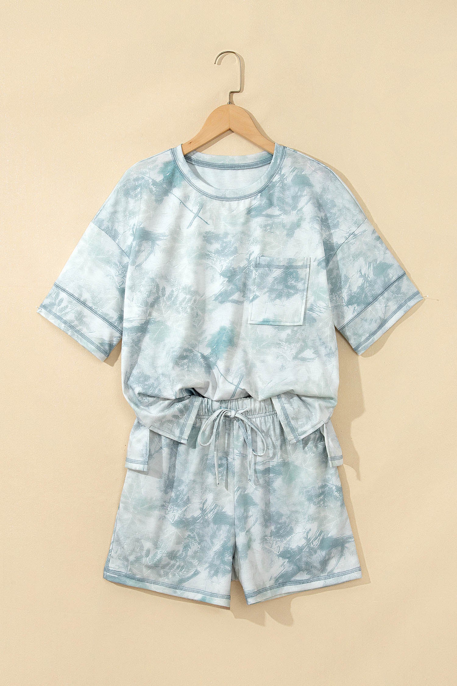 Casual Watercolor Two Piece Set