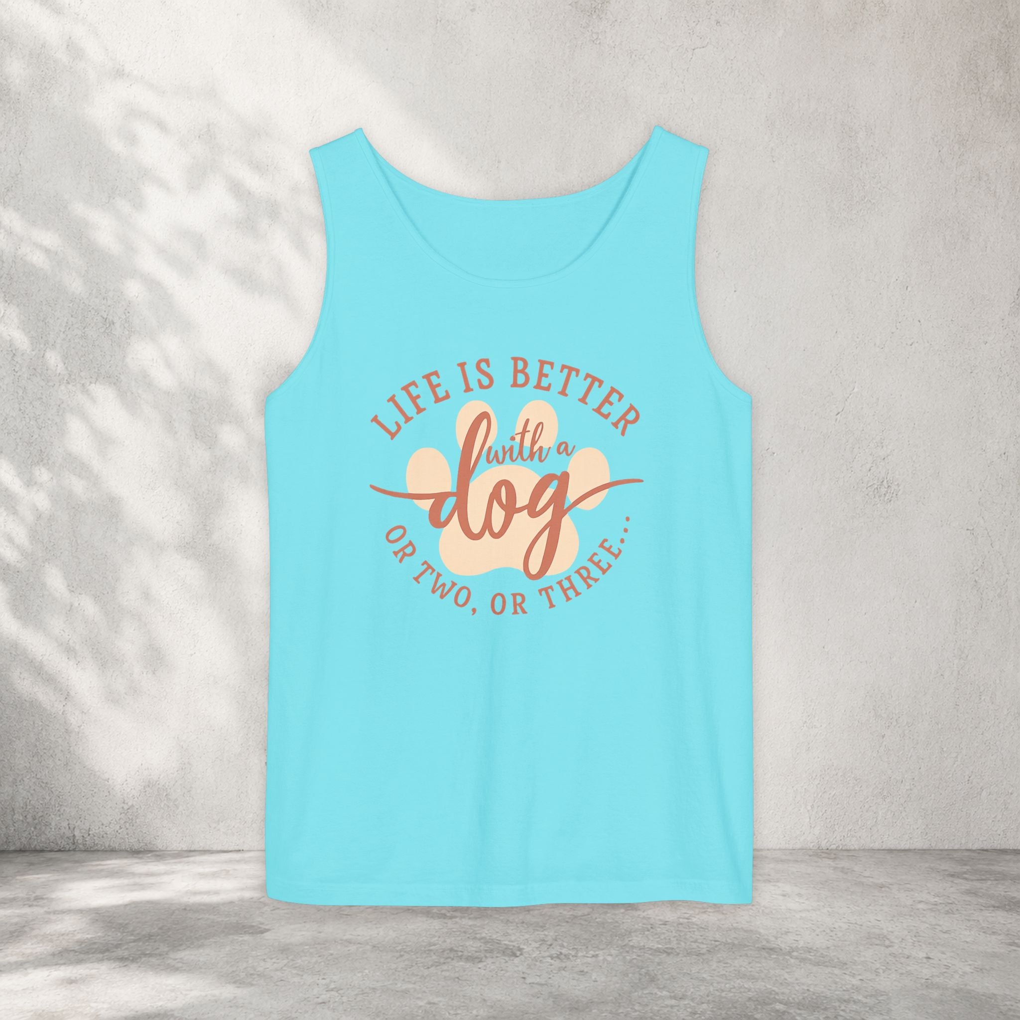 Life Is Better With a Dog Or Two, Or Three Tank Top