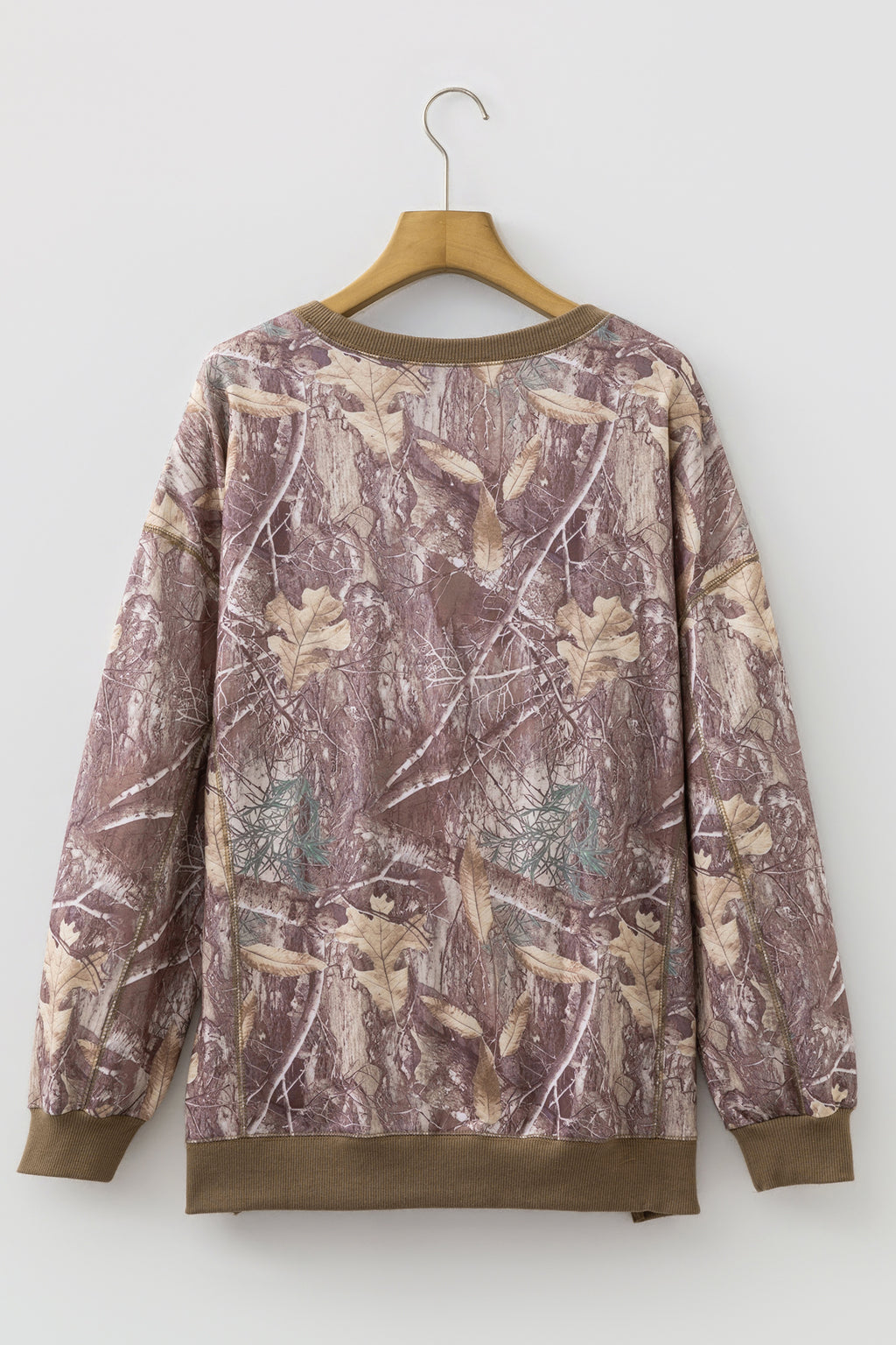Camo Print Sweatshirt