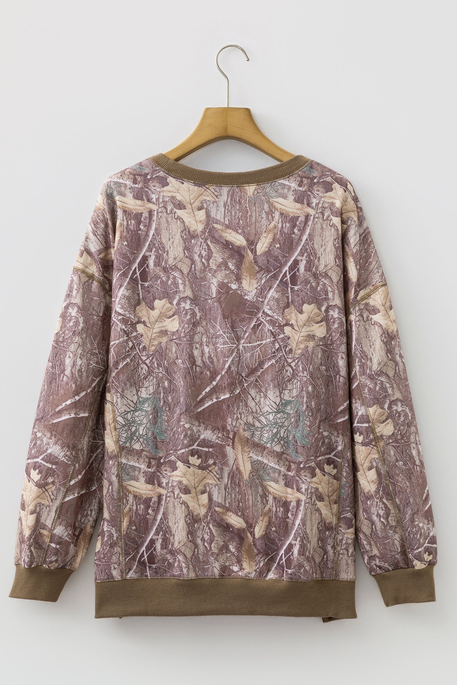 Camo Print Sweatshirt