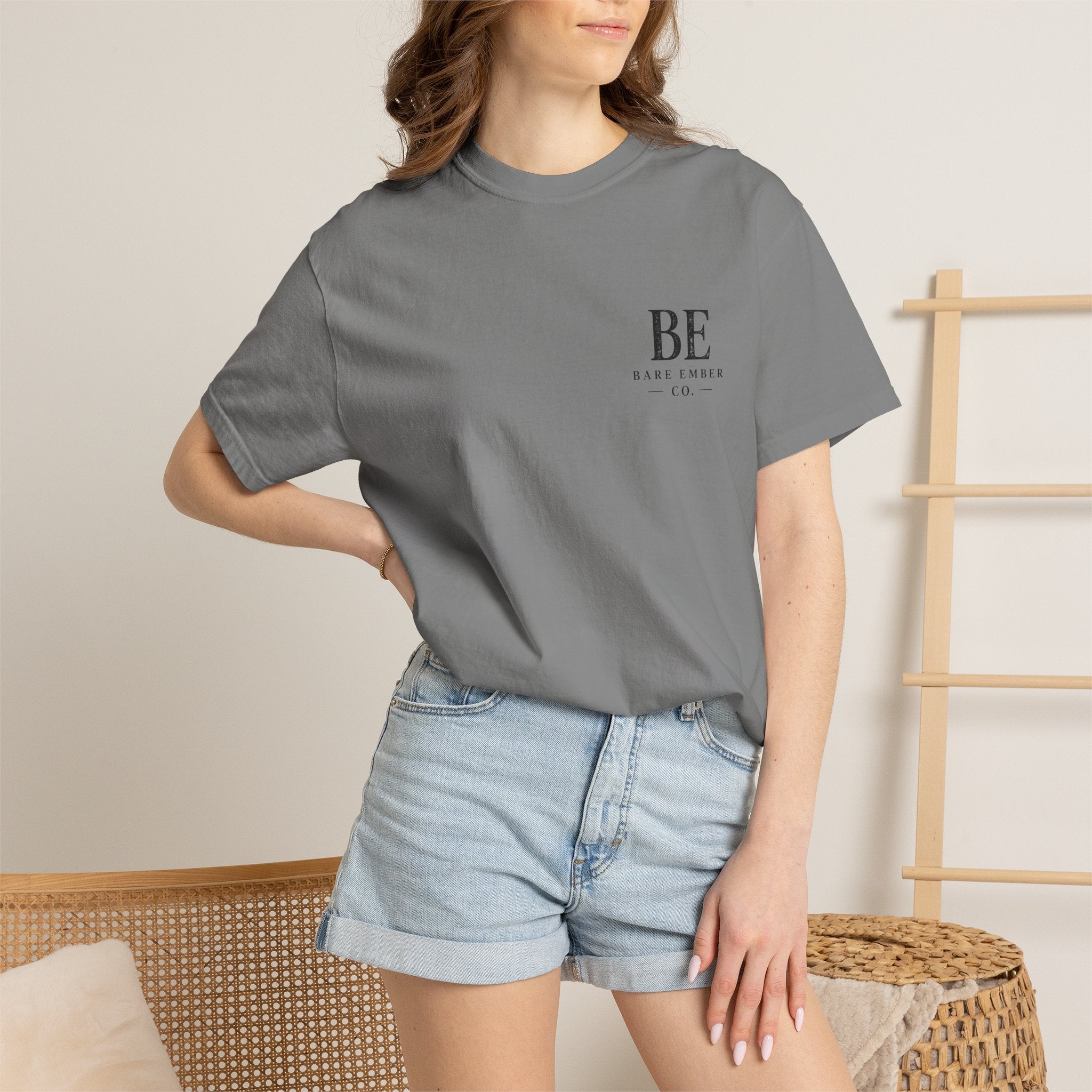 BE Floral Logo T‑Shirt
