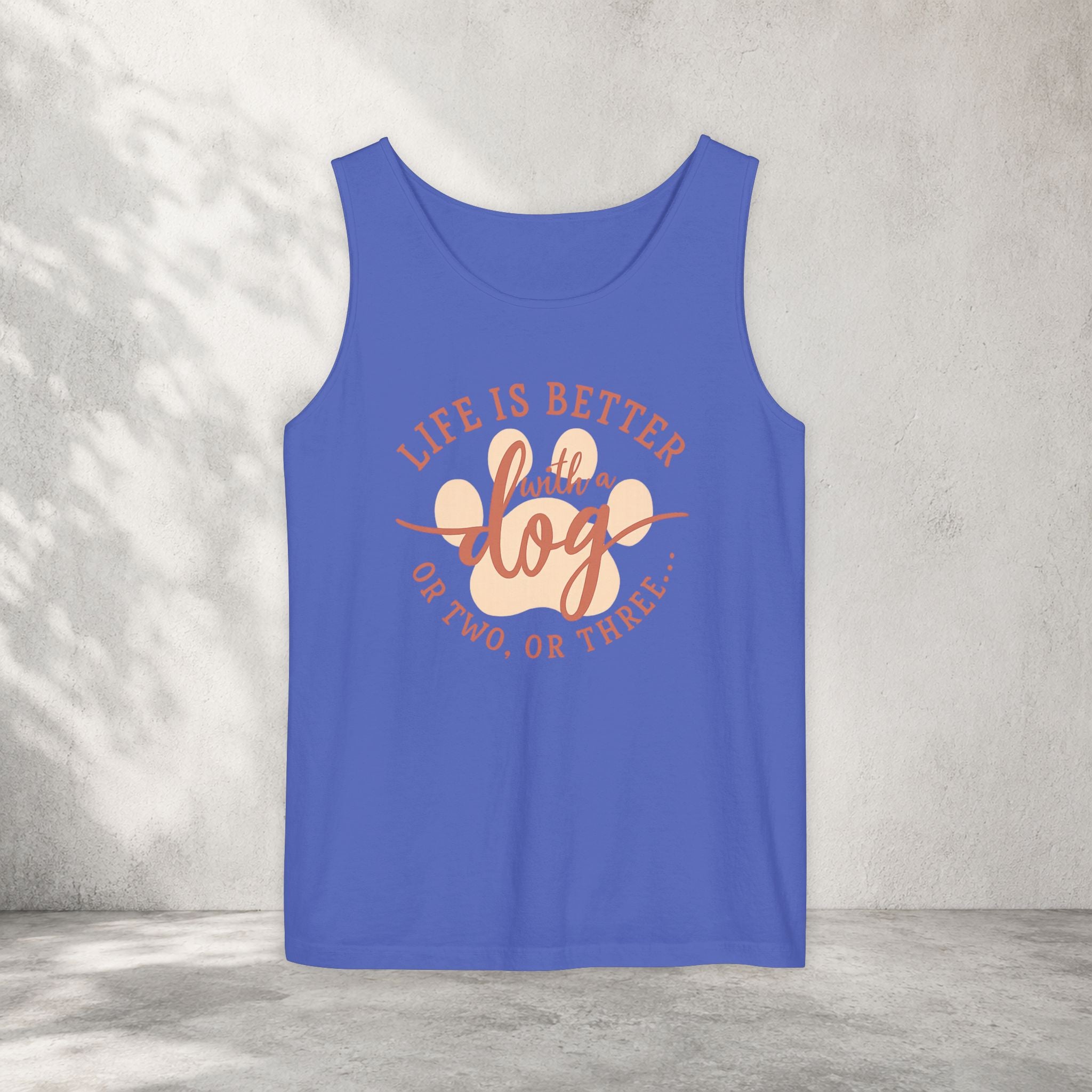 Life Is Better With a Dog Or Two, Or Three Tank Top