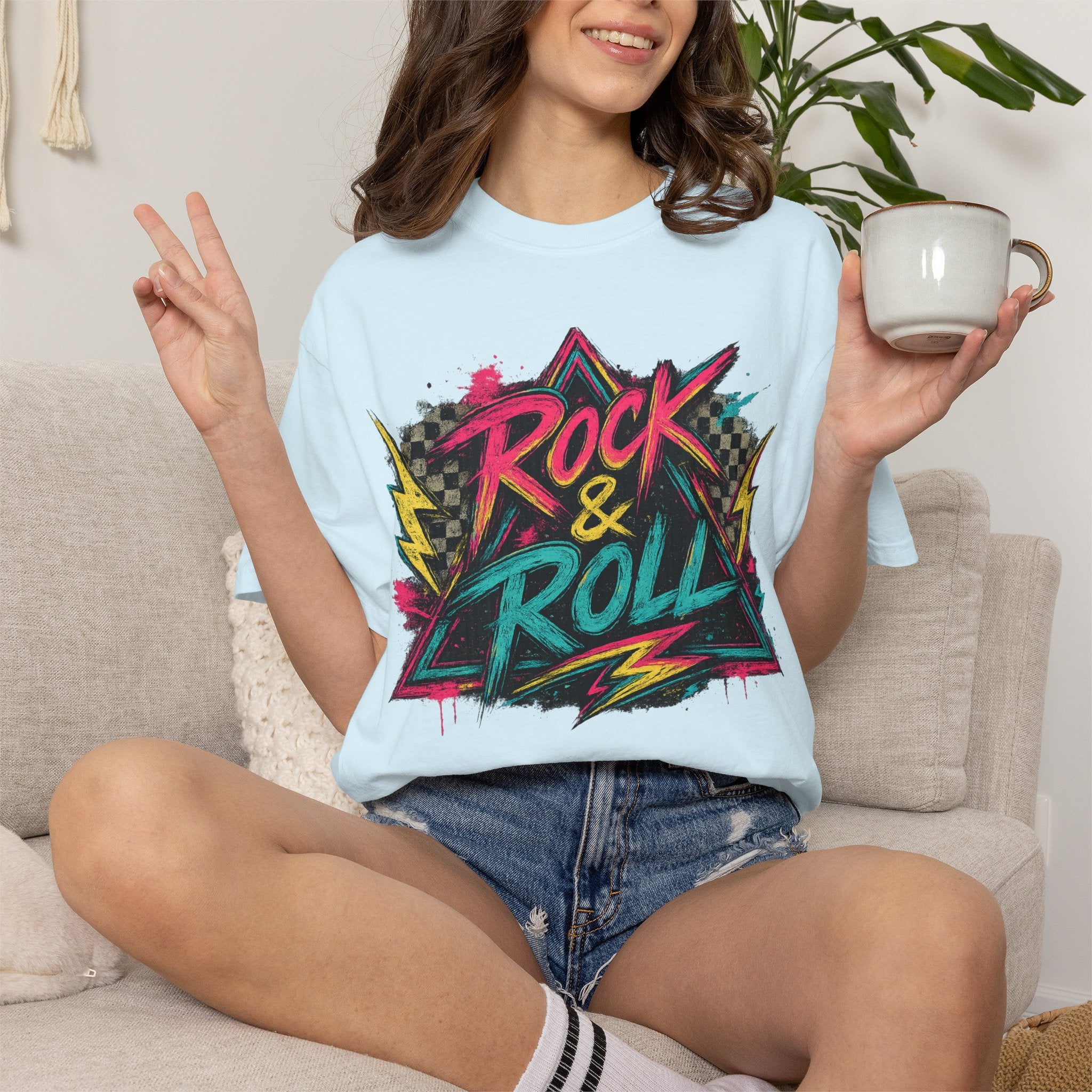 Rock & Roll Graphic T-Shirt