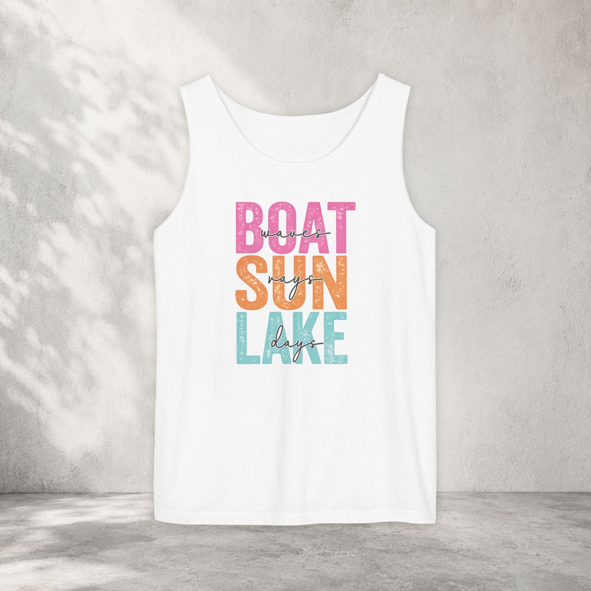 Boat Sun Lake Tank Top