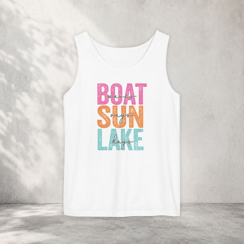 Boat Sun Lake Tank Top