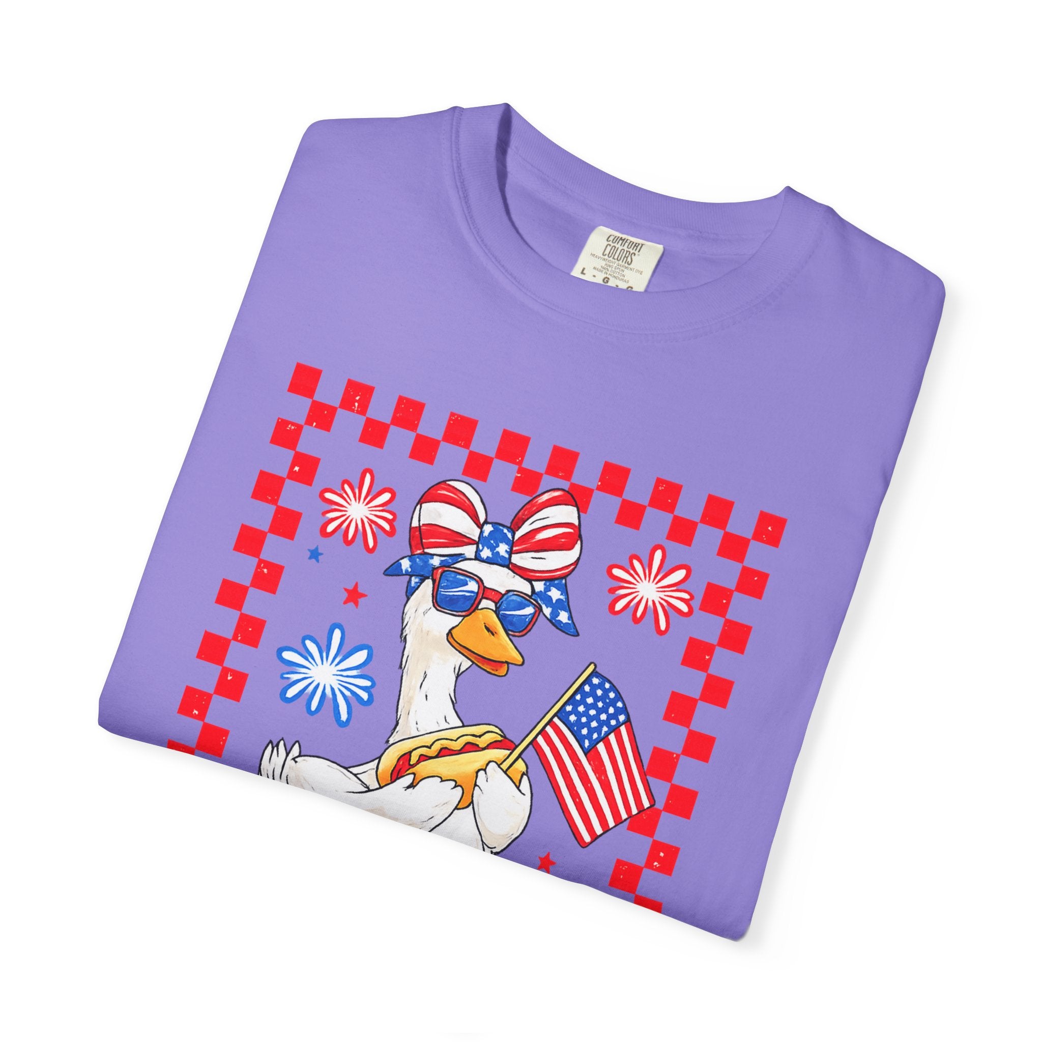 Patriotic Goose Graphic T-Shirt
