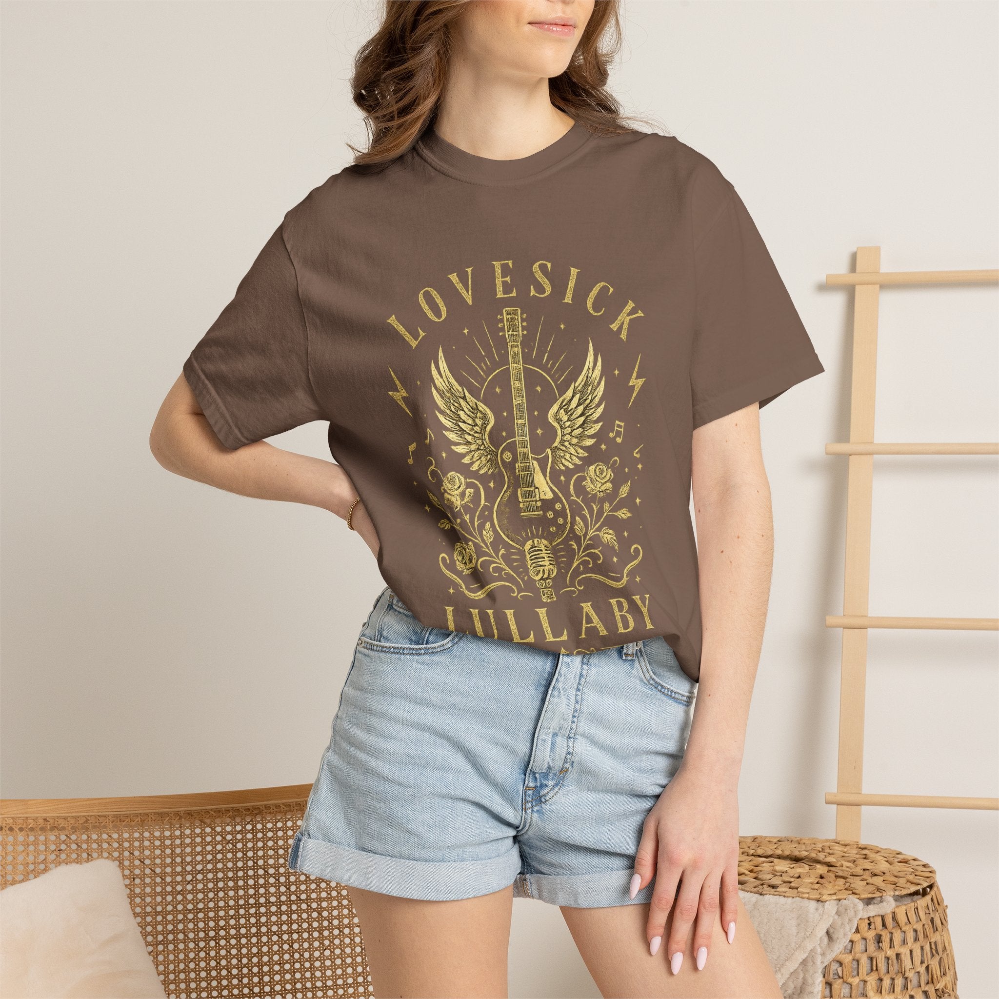 Lovesick Lullaby Guitar T Shirt