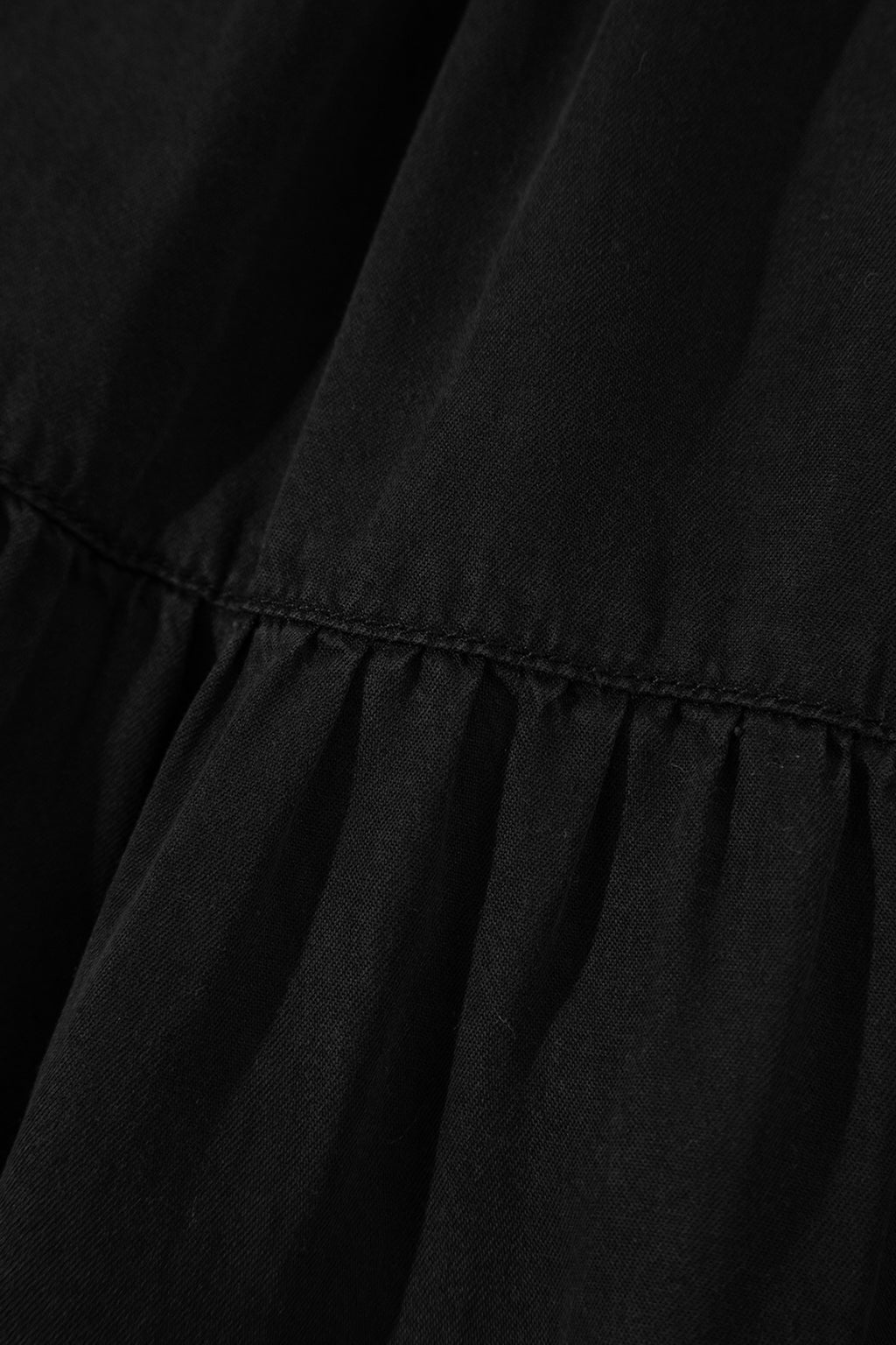 Elastic Waist Tiered Maxi Skirt