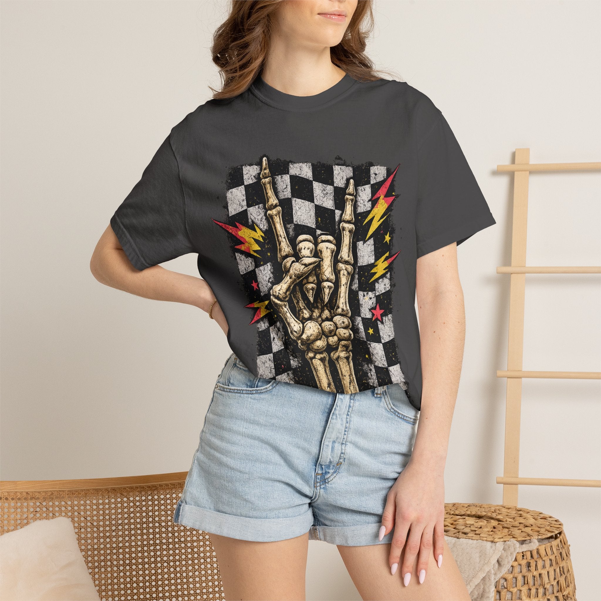 Skeleton Hand Rock T-Shirt