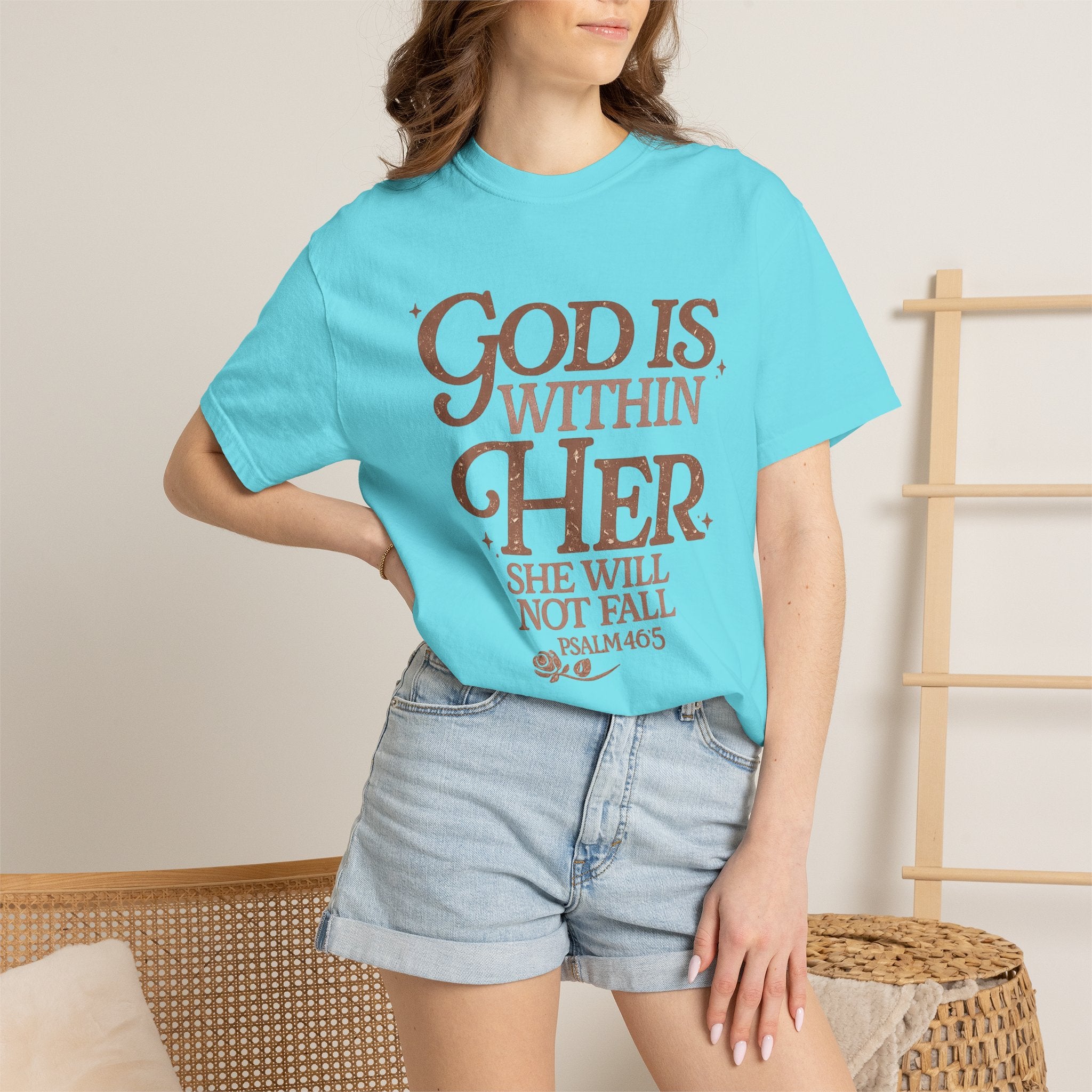 God Is Within Her Psalm 46:5 T-Shirt