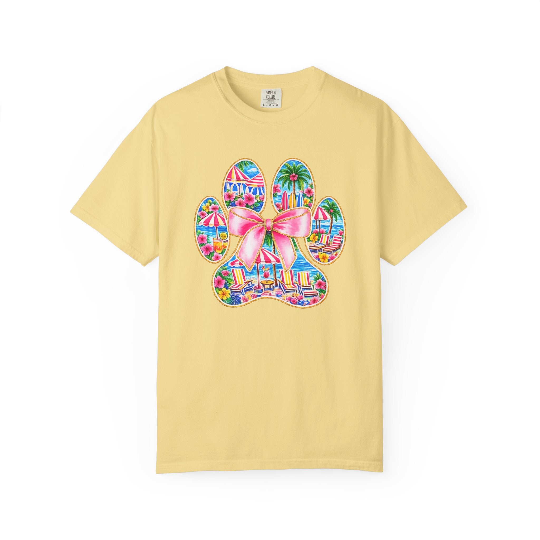 Beach Paw Print T-Shirt