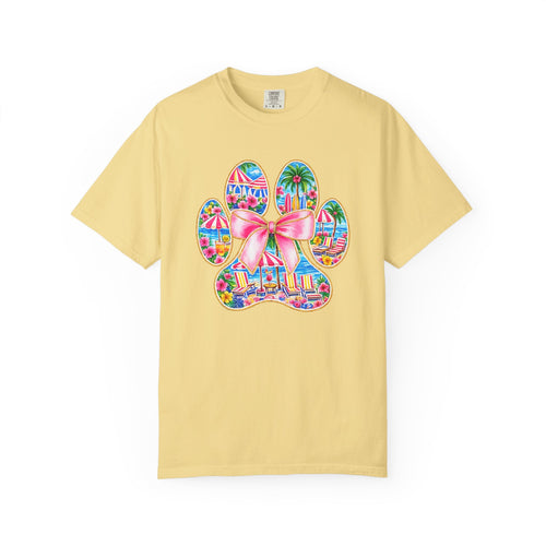 Beach Paw Print T-Shirt