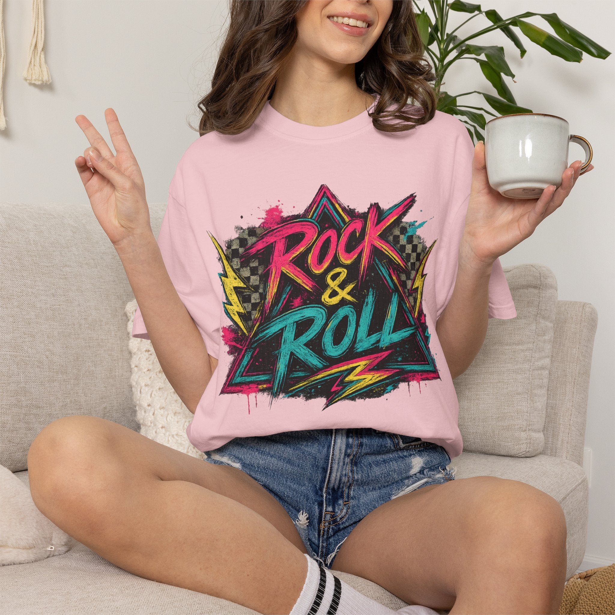 Rock & Roll Graphic T-Shirt