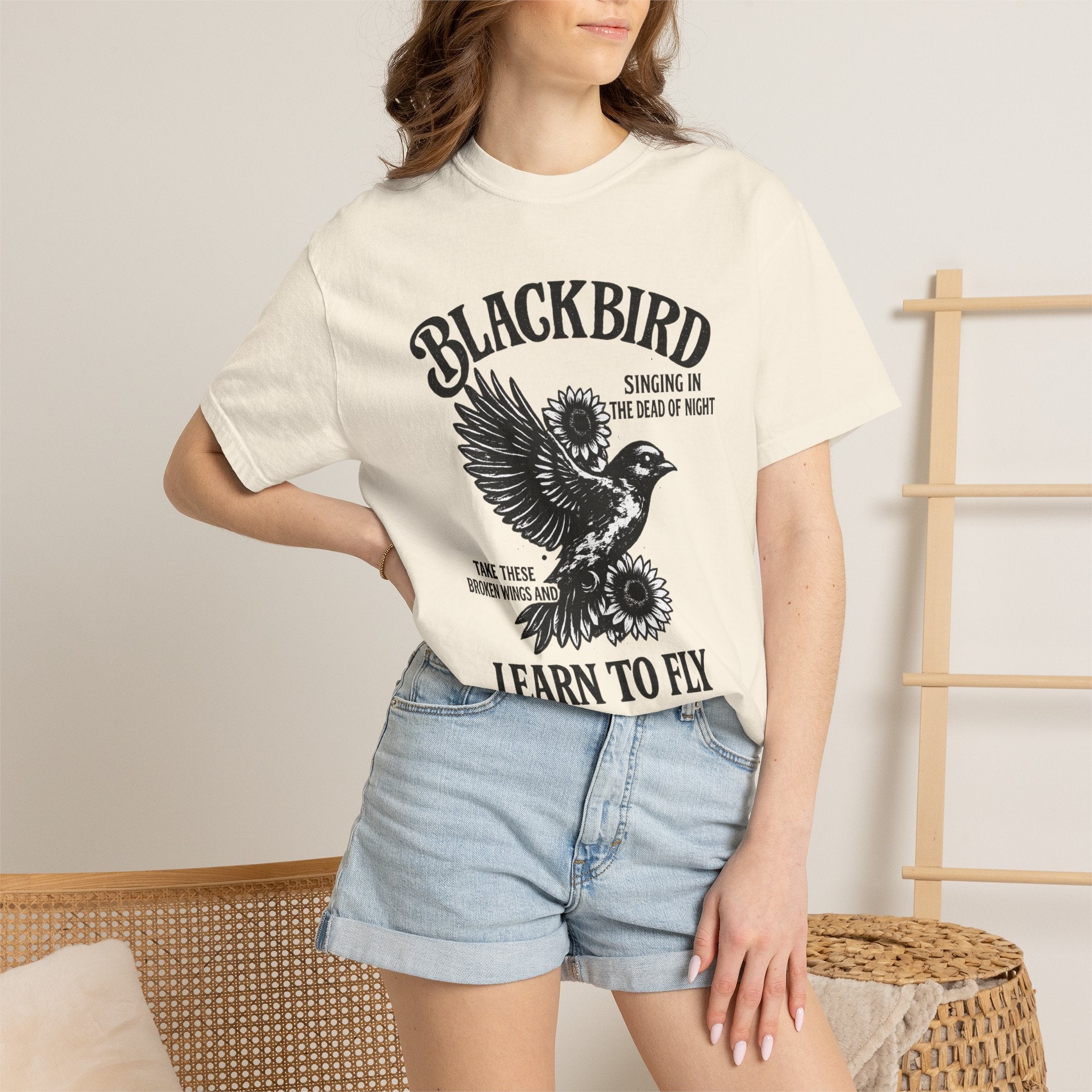 Blackbird 'Learn to Fly' Graphic T-Shirt