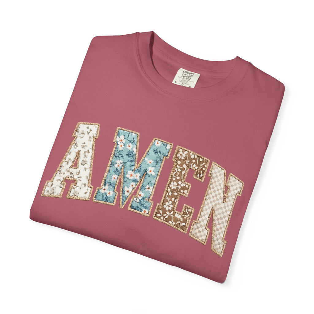 Amen Floral Patch T-Shirt