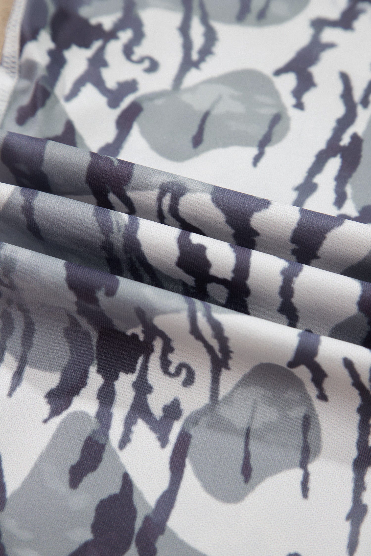 Camouflage Pattern High Waist Leggings