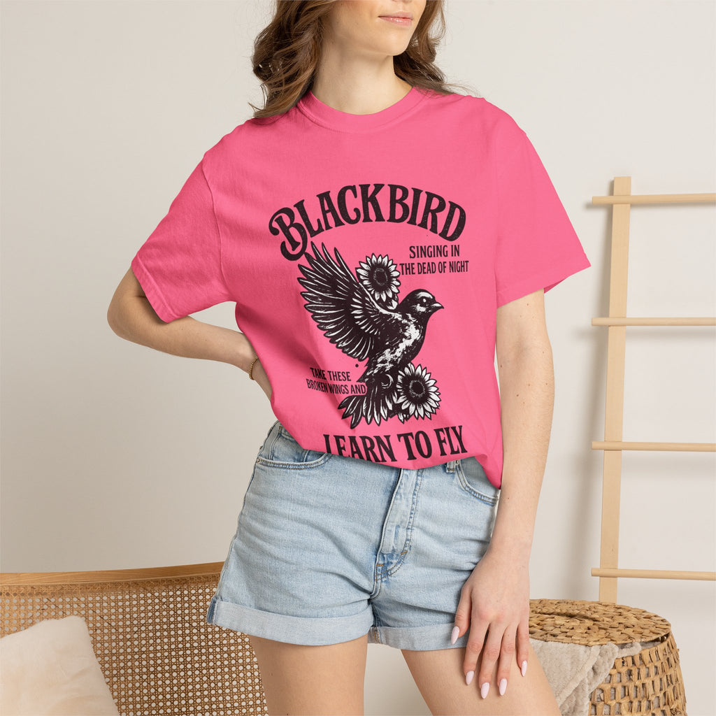 Blackbird 'Learn to Fly' Graphic T-Shirt