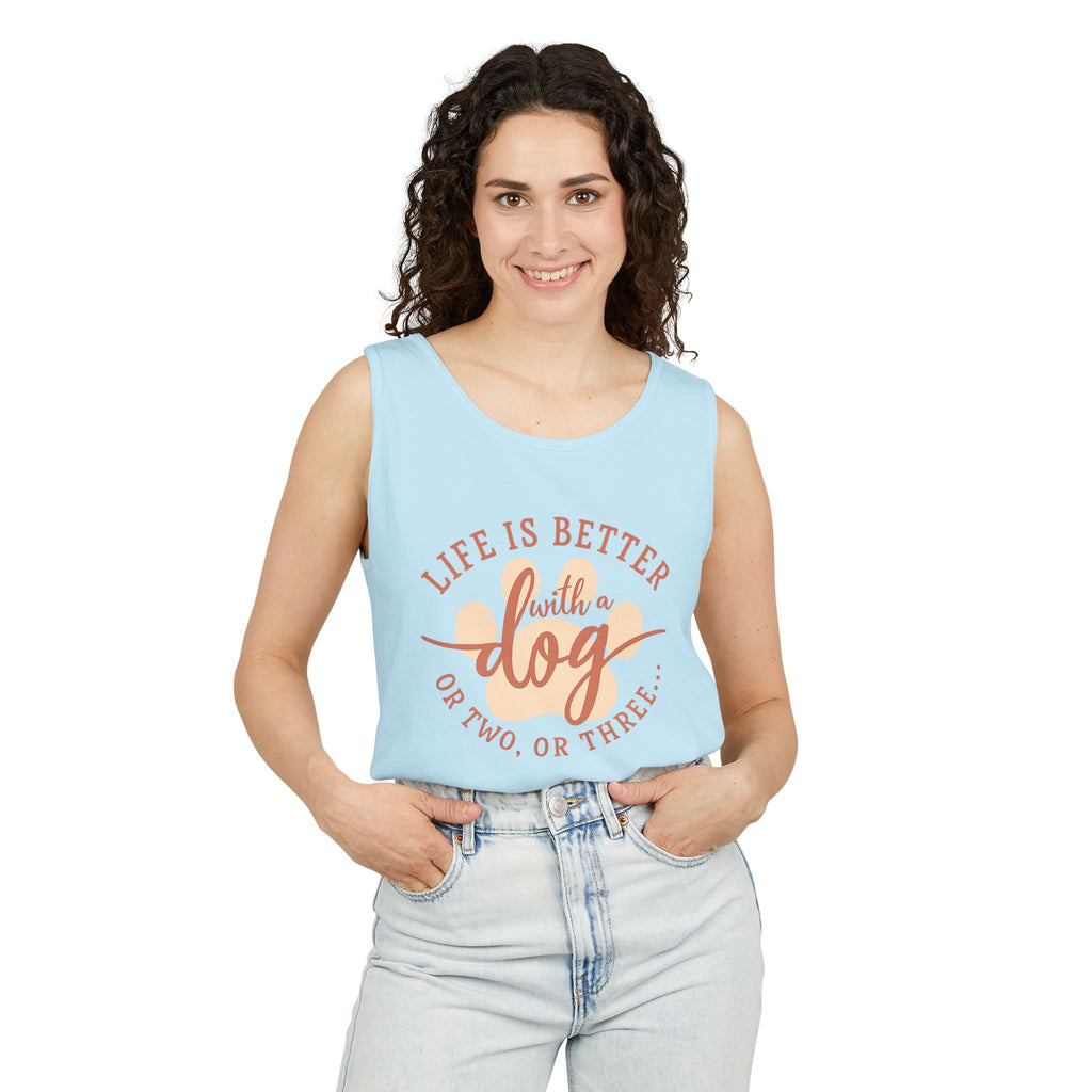 Life Is Better With a Dog Or Two, Or Three Tank Top
