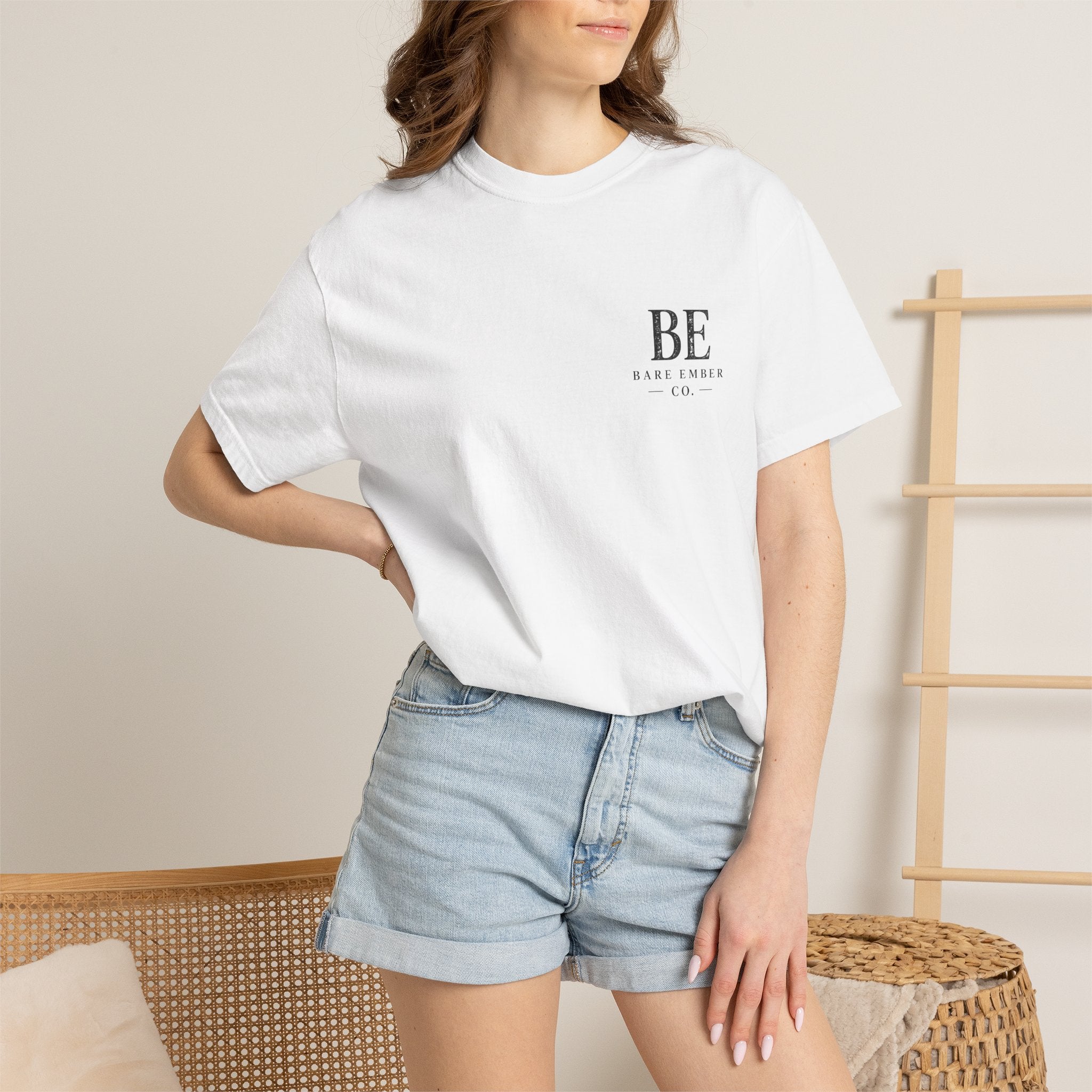 BE Floral Logo T‑Shirt