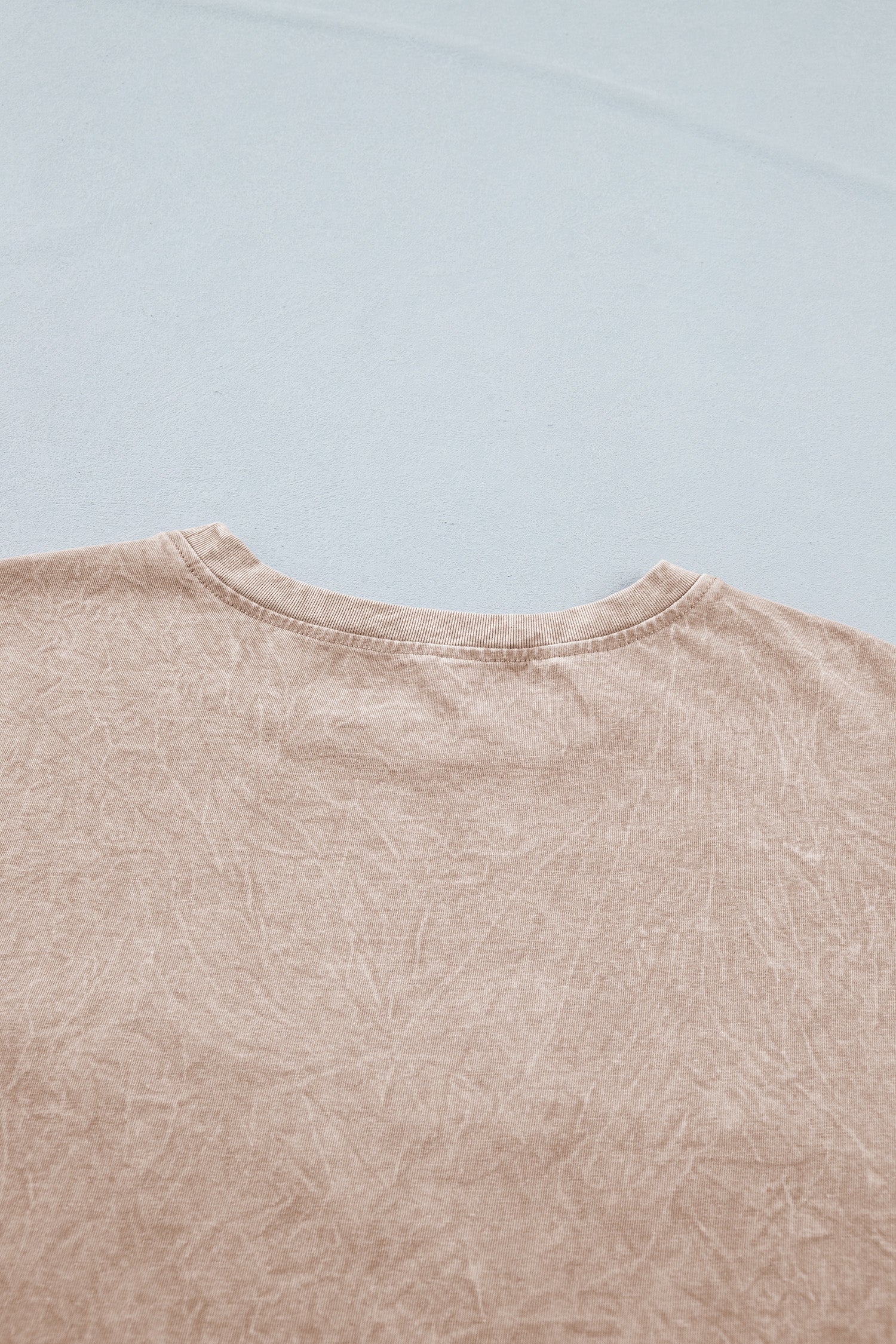 Casual saved by grace Mineral Washed Cotton Top