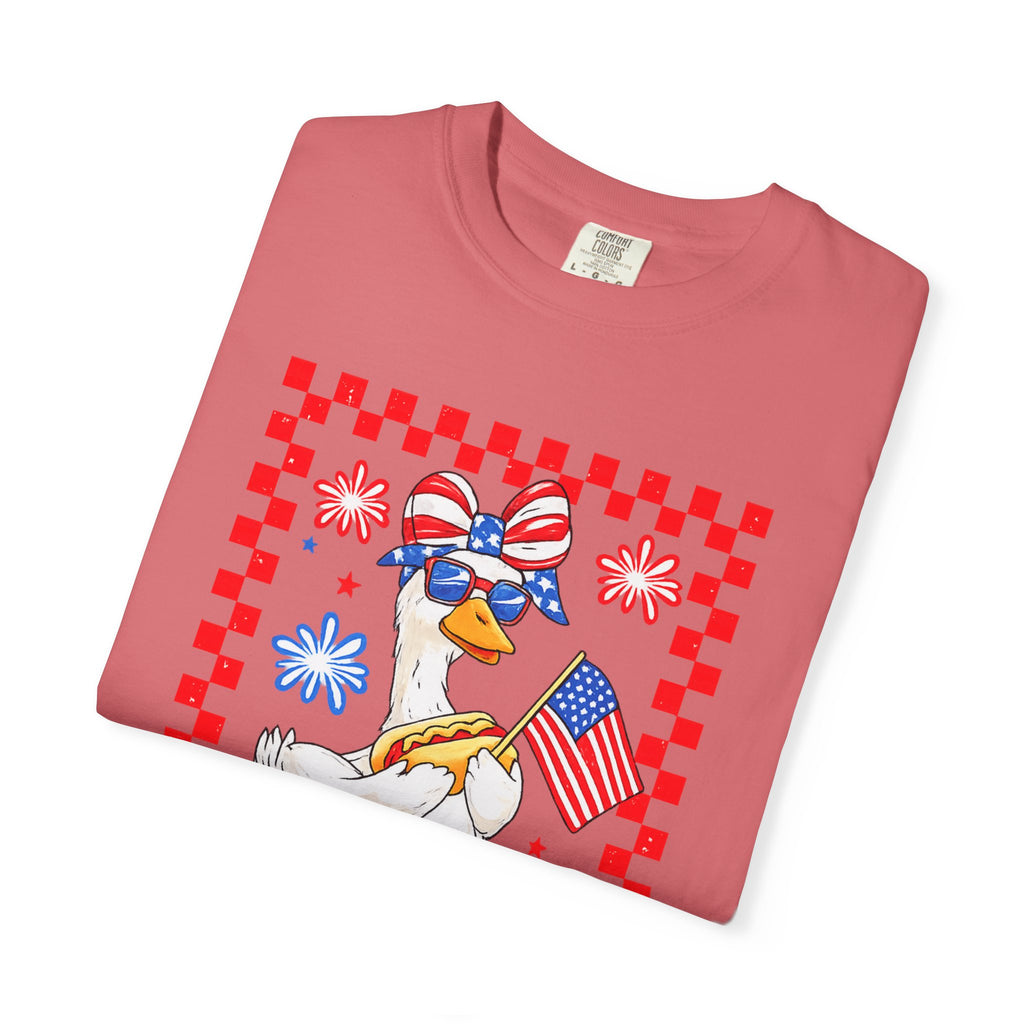 Patriotic Goose Graphic T-Shirt