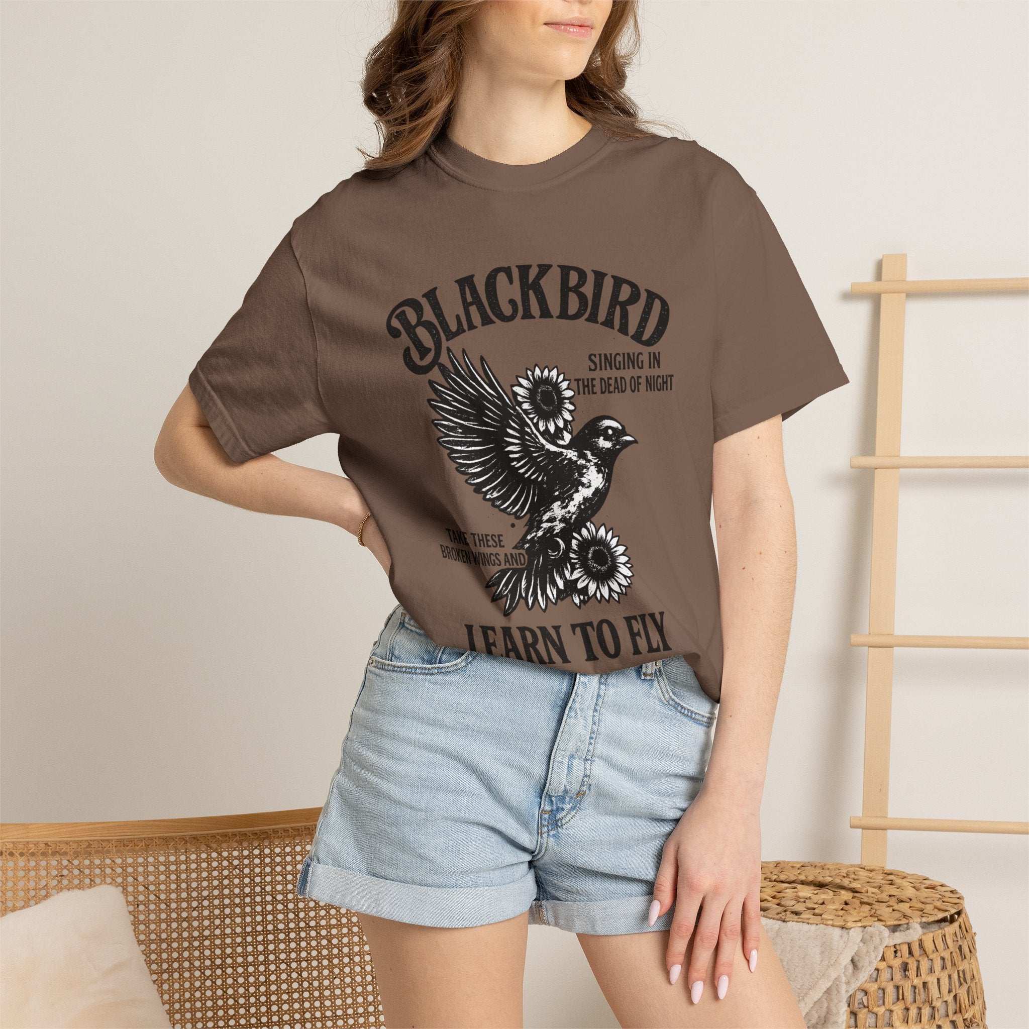 Blackbird 'Learn to Fly' Graphic T-Shirt