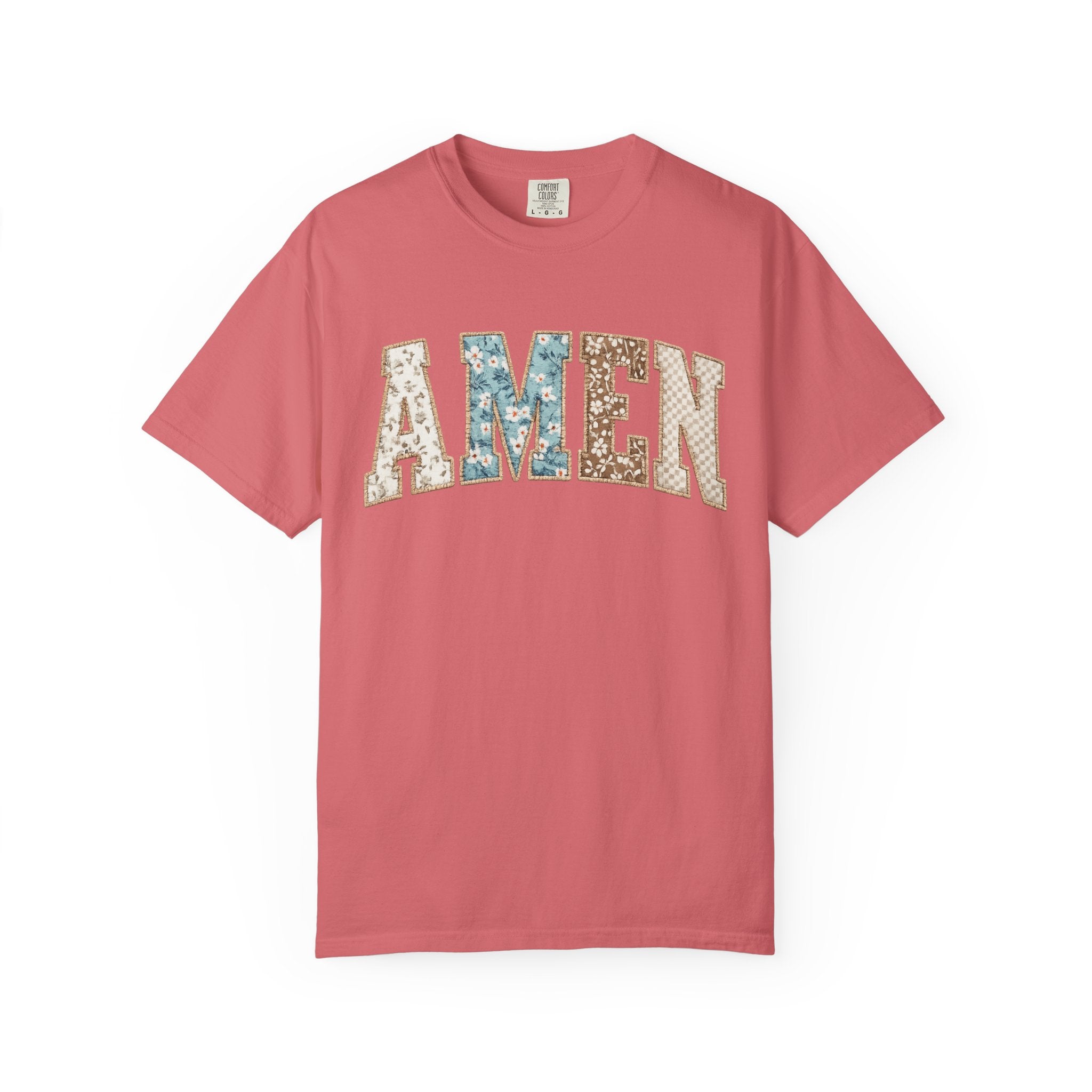 Amen Floral Patch T-Shirt