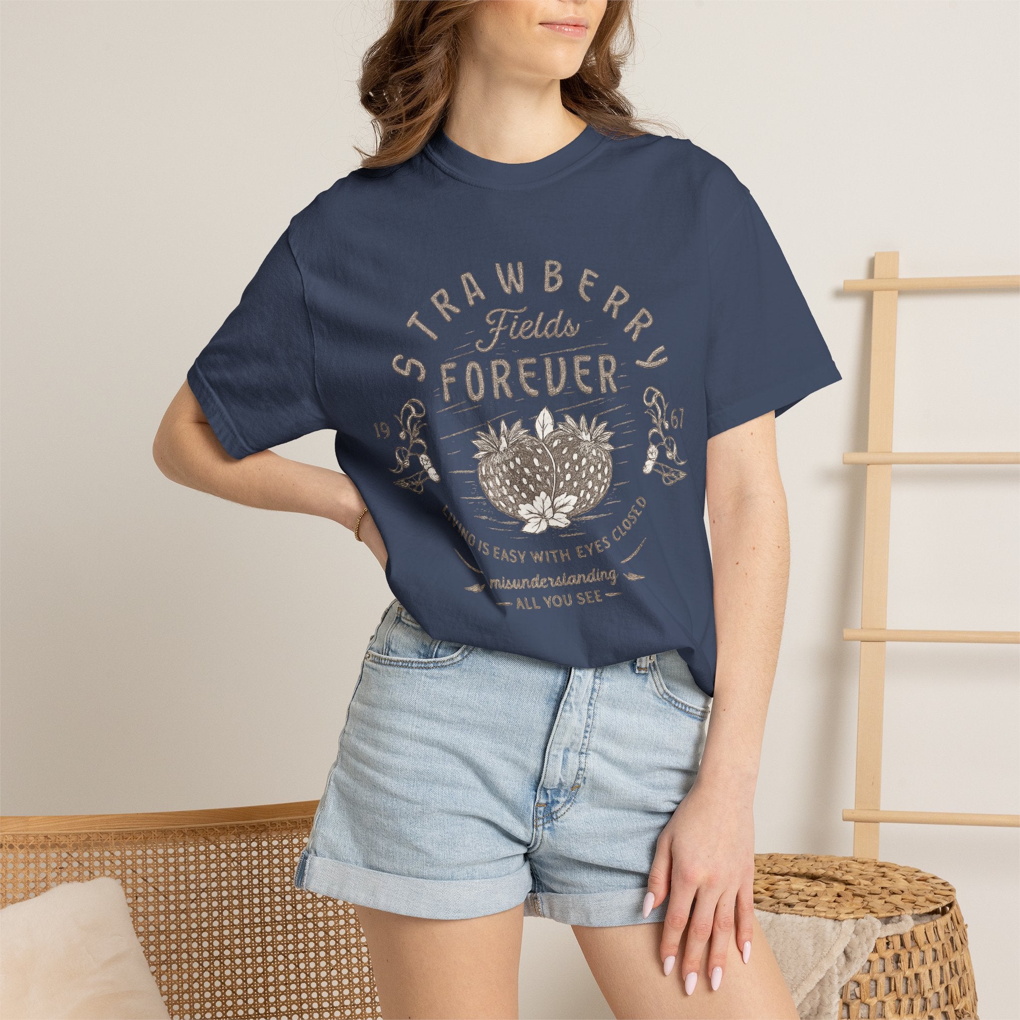 Strawberry Fields Forever Graphic T-Shirt