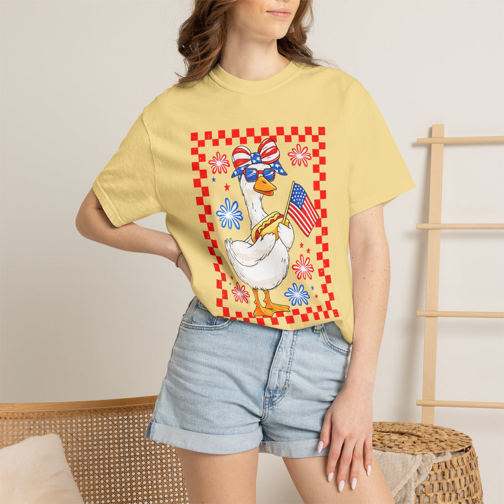 Patriotic Goose Graphic T-Shirt