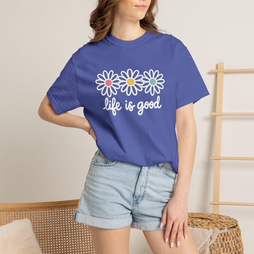 Life Is Good Daisy Graphic T-Shirt