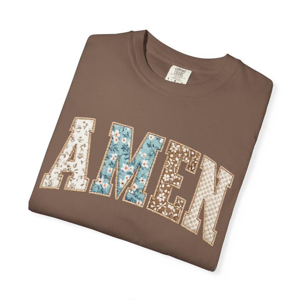 Amen Floral Patch T-Shirt