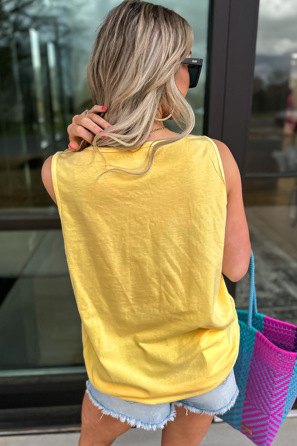 Graphic Casual Tank Top