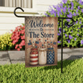 Welcome Patriotic Garden Flag