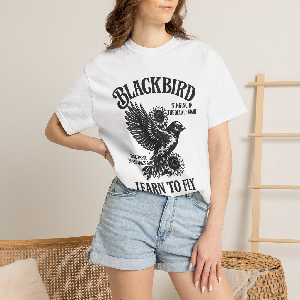 Blackbird 'Learn to Fly' Graphic T-Shirt